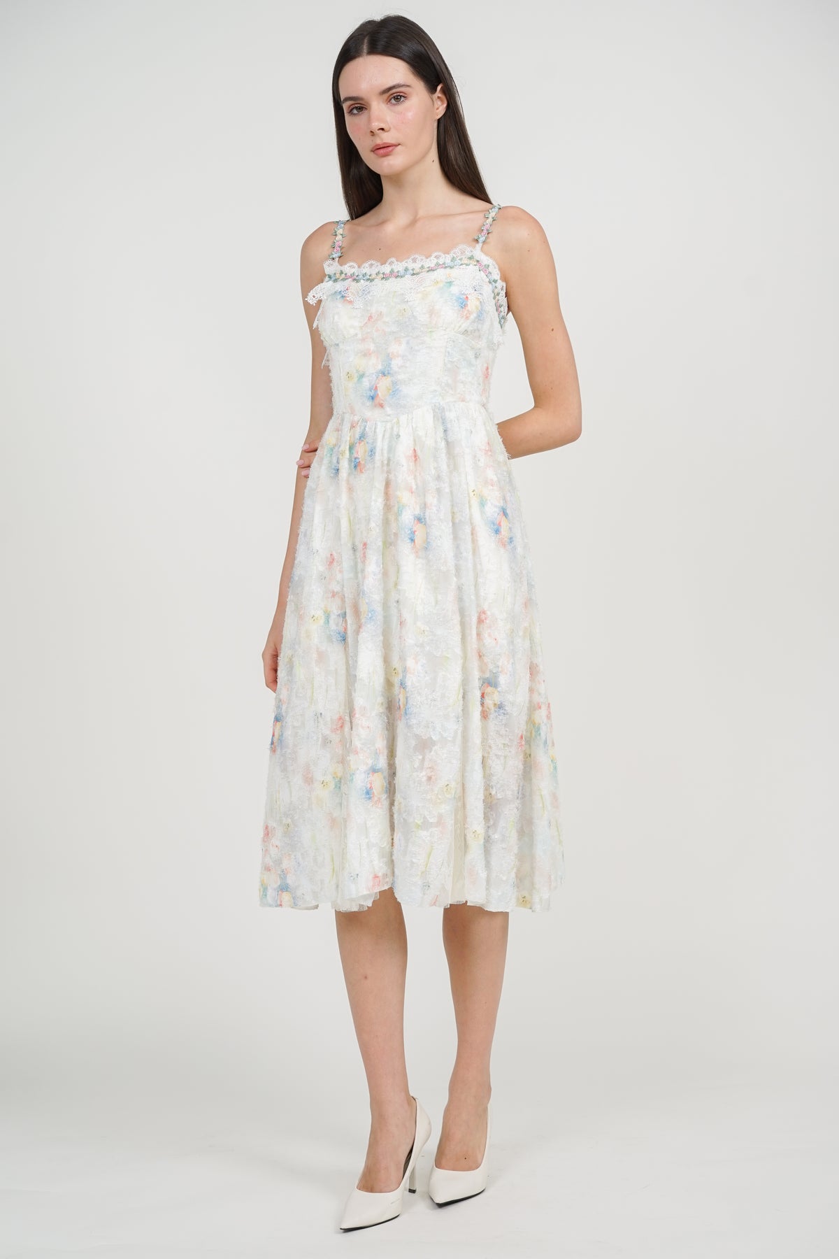 Garden Cami Dress in Multi Floral