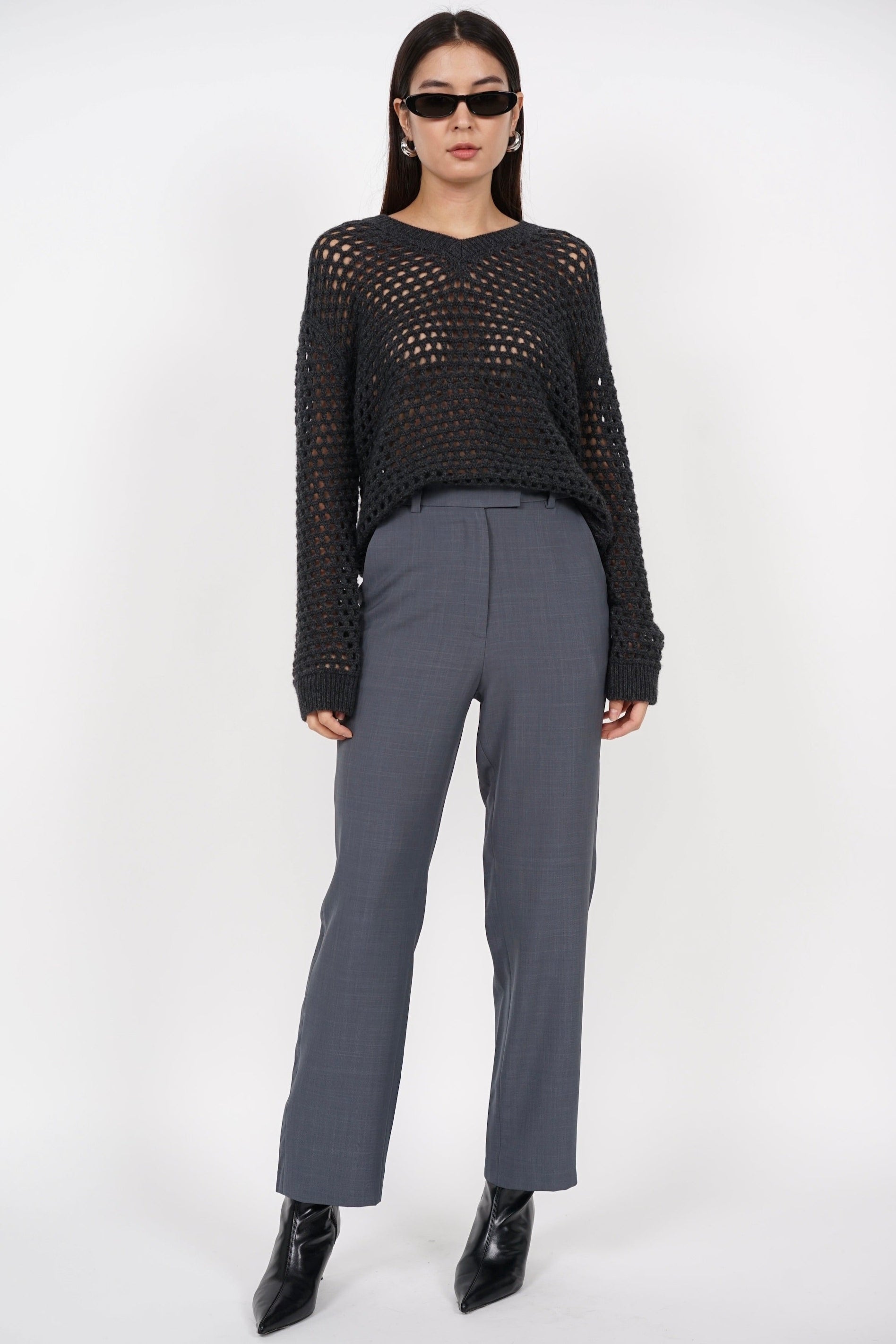 Hoshino Suit Pants in Gris