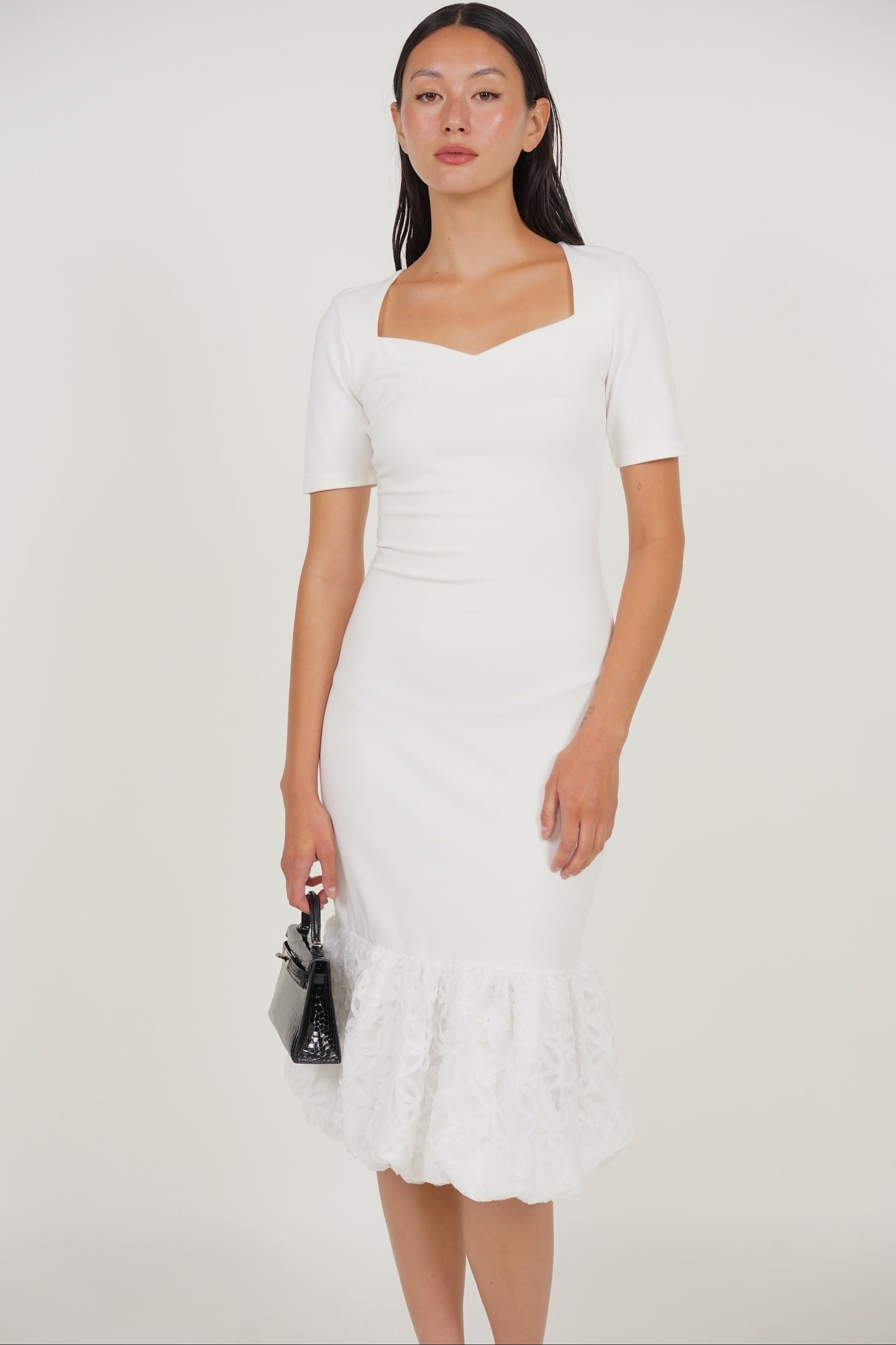 Sweetheart Mermaid Dress in White