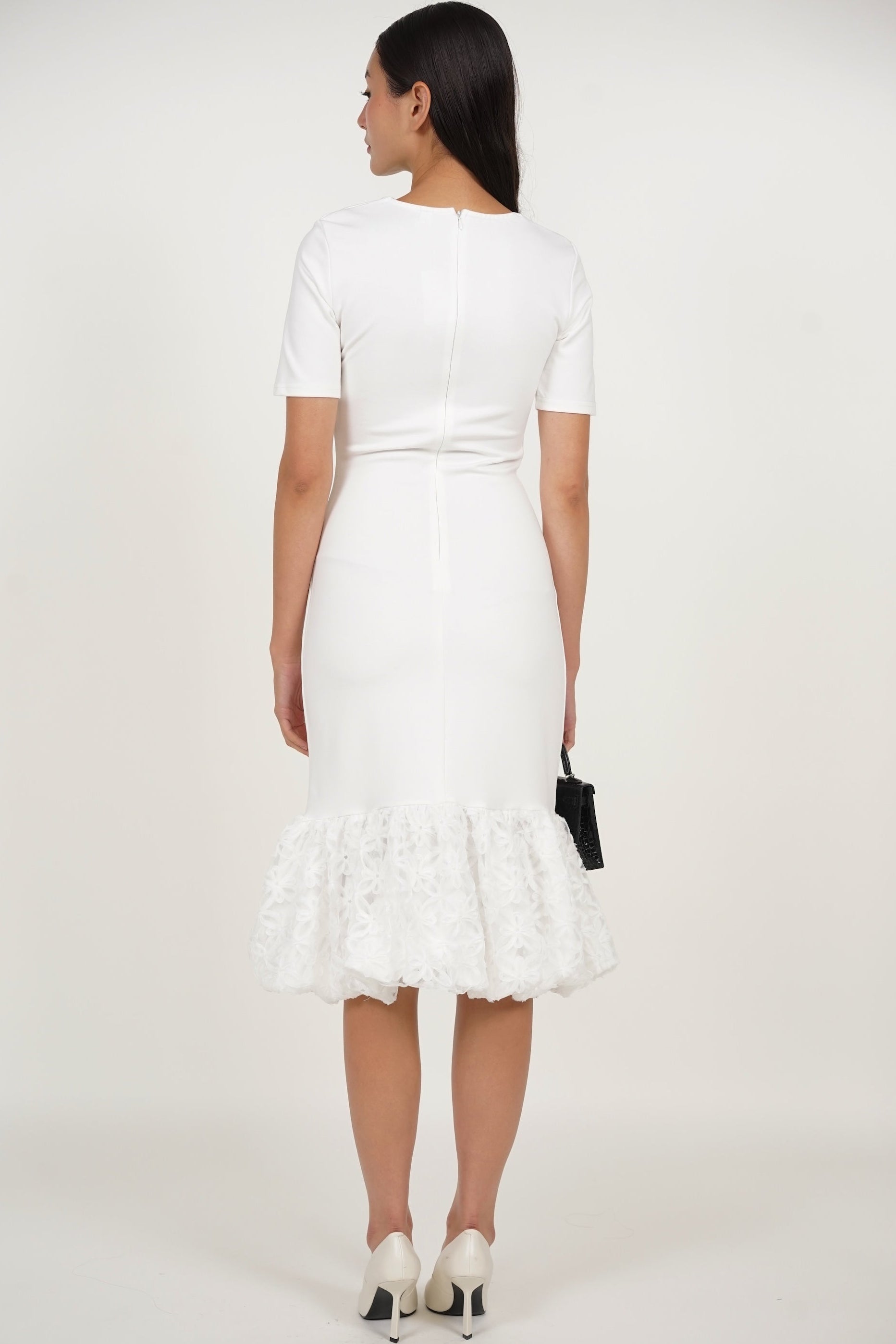 Sweetheart Mermaid Dress in White