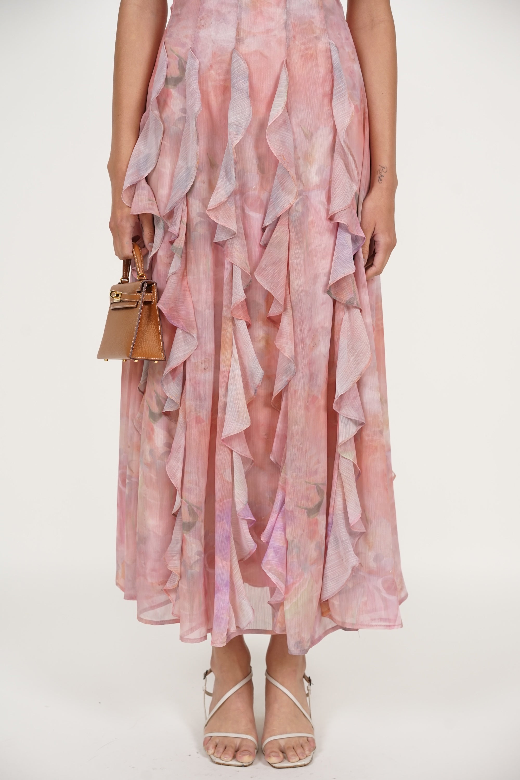 COMING SOON - Off-Shoulder Ruffle Dress in Multi