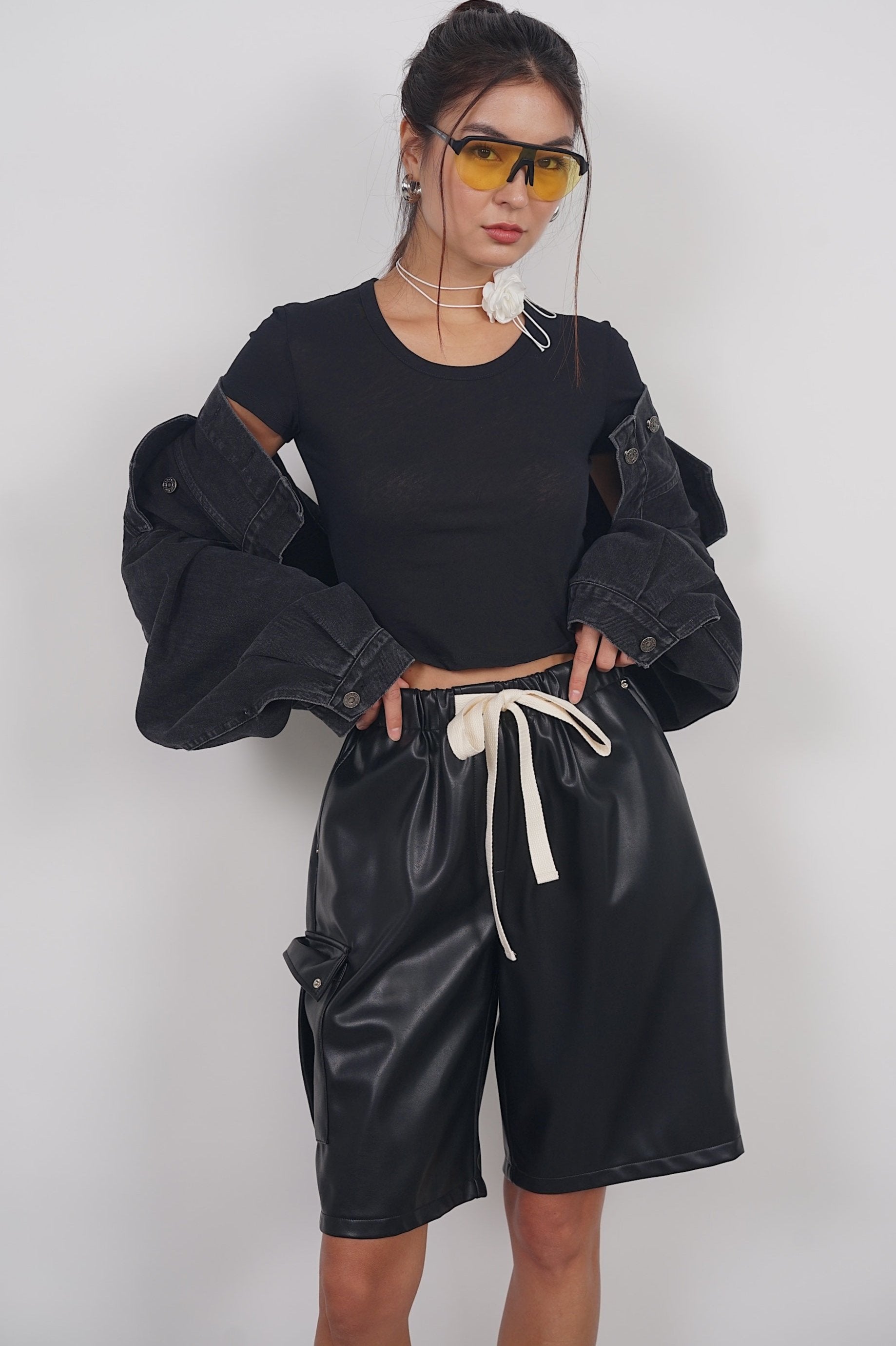 Baby Tee in Black