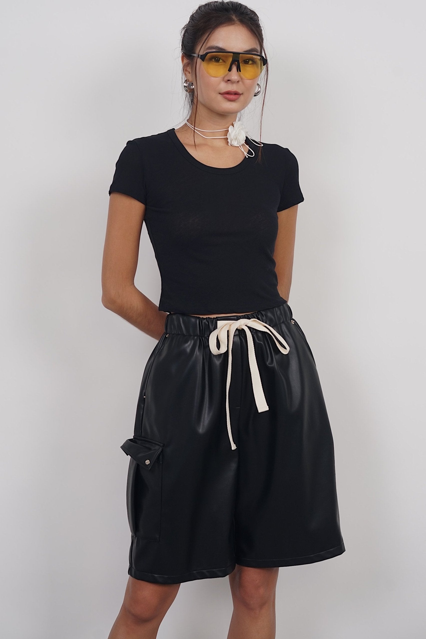 Baby Tee in Black