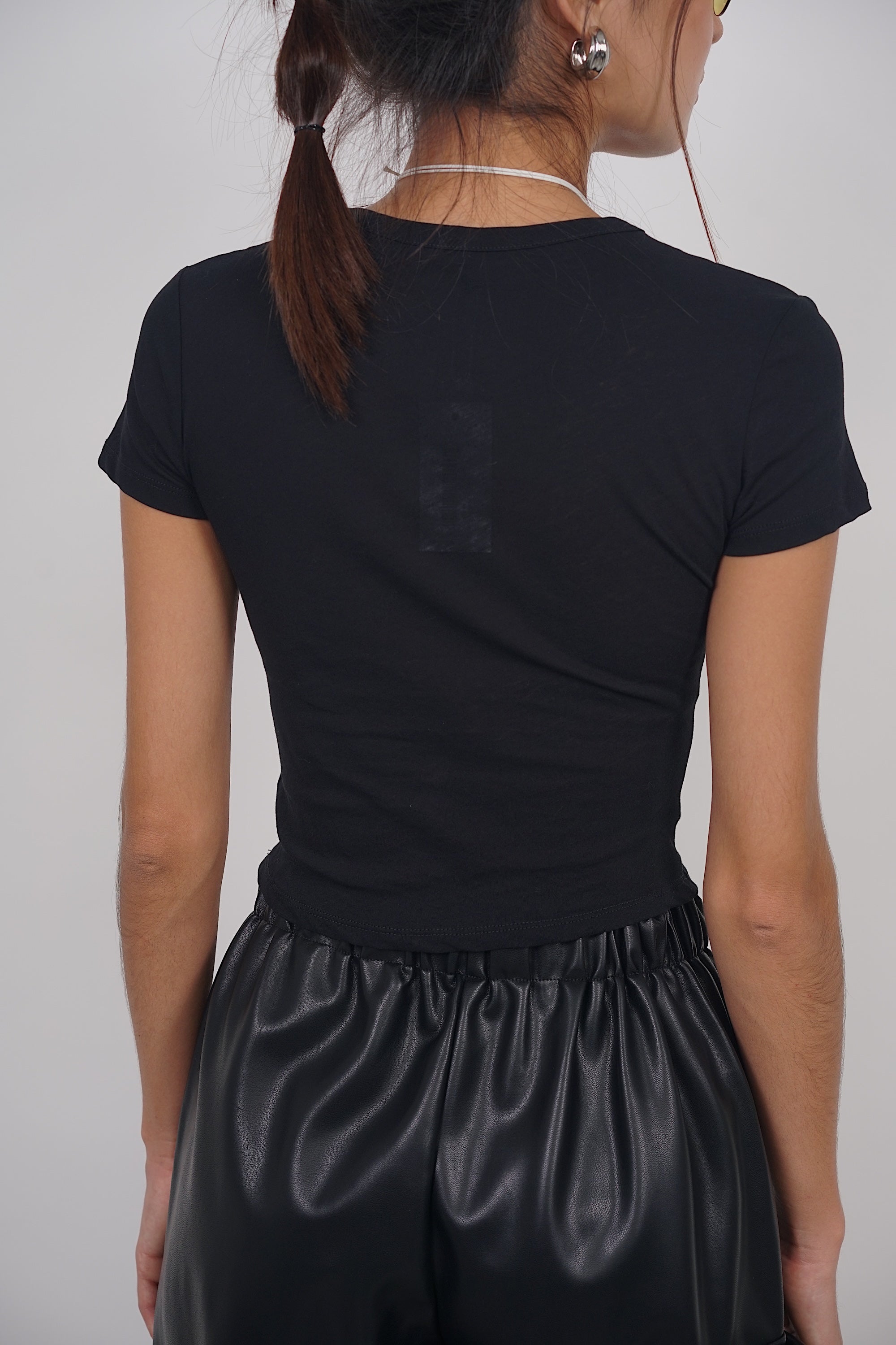 Baby Tee in Black