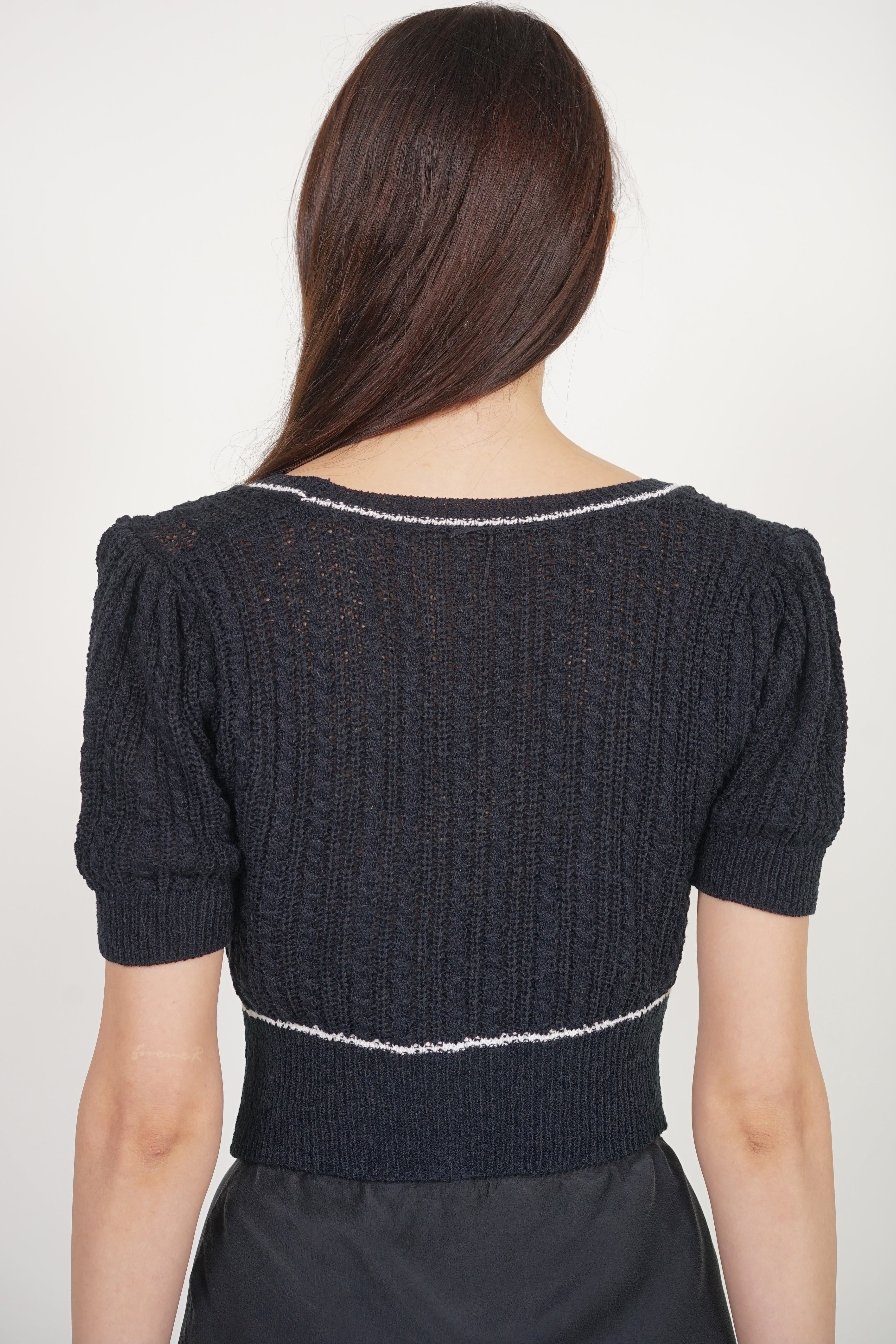 Knit Top in Black