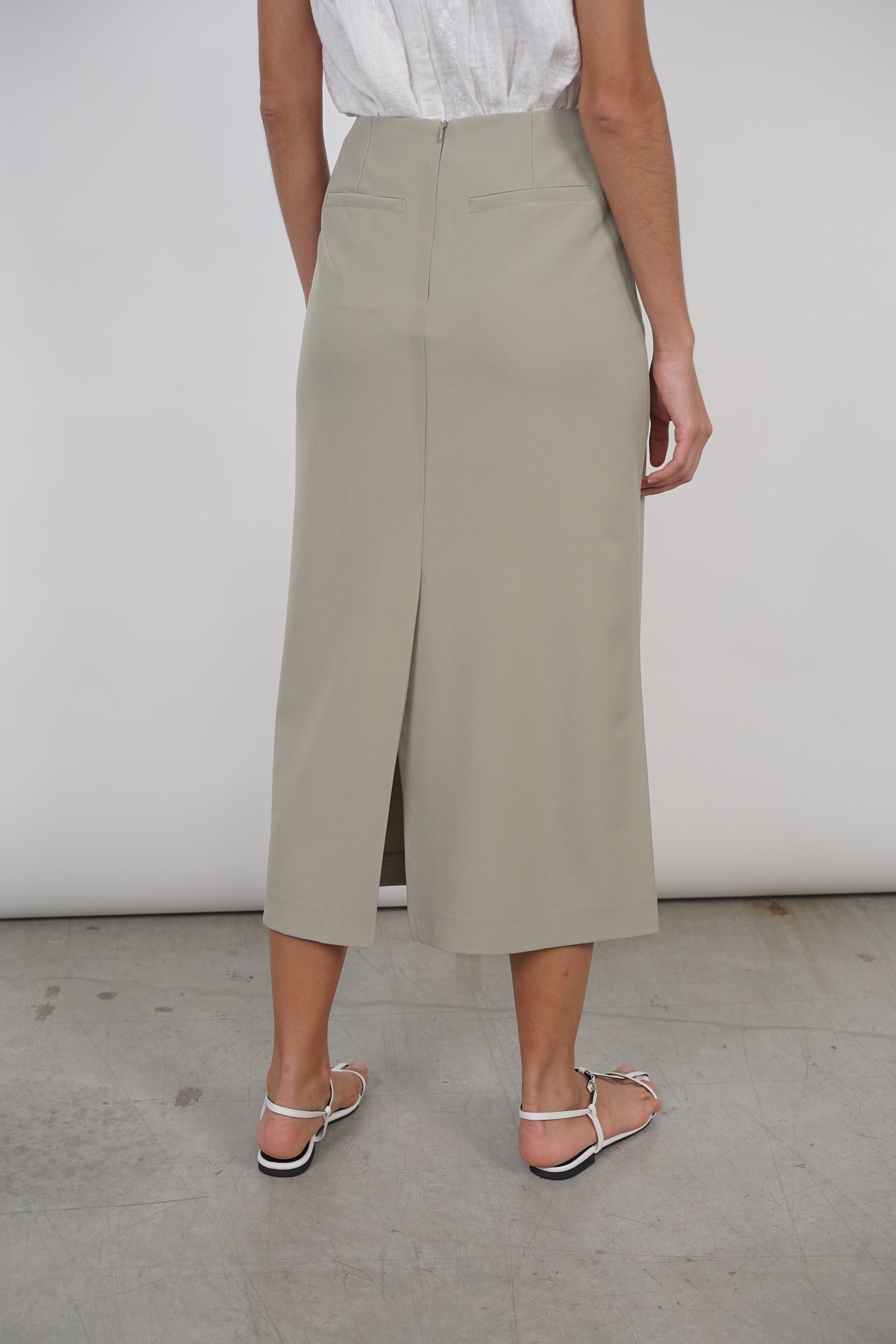 Pencil Cut Skirt in Pistachio
