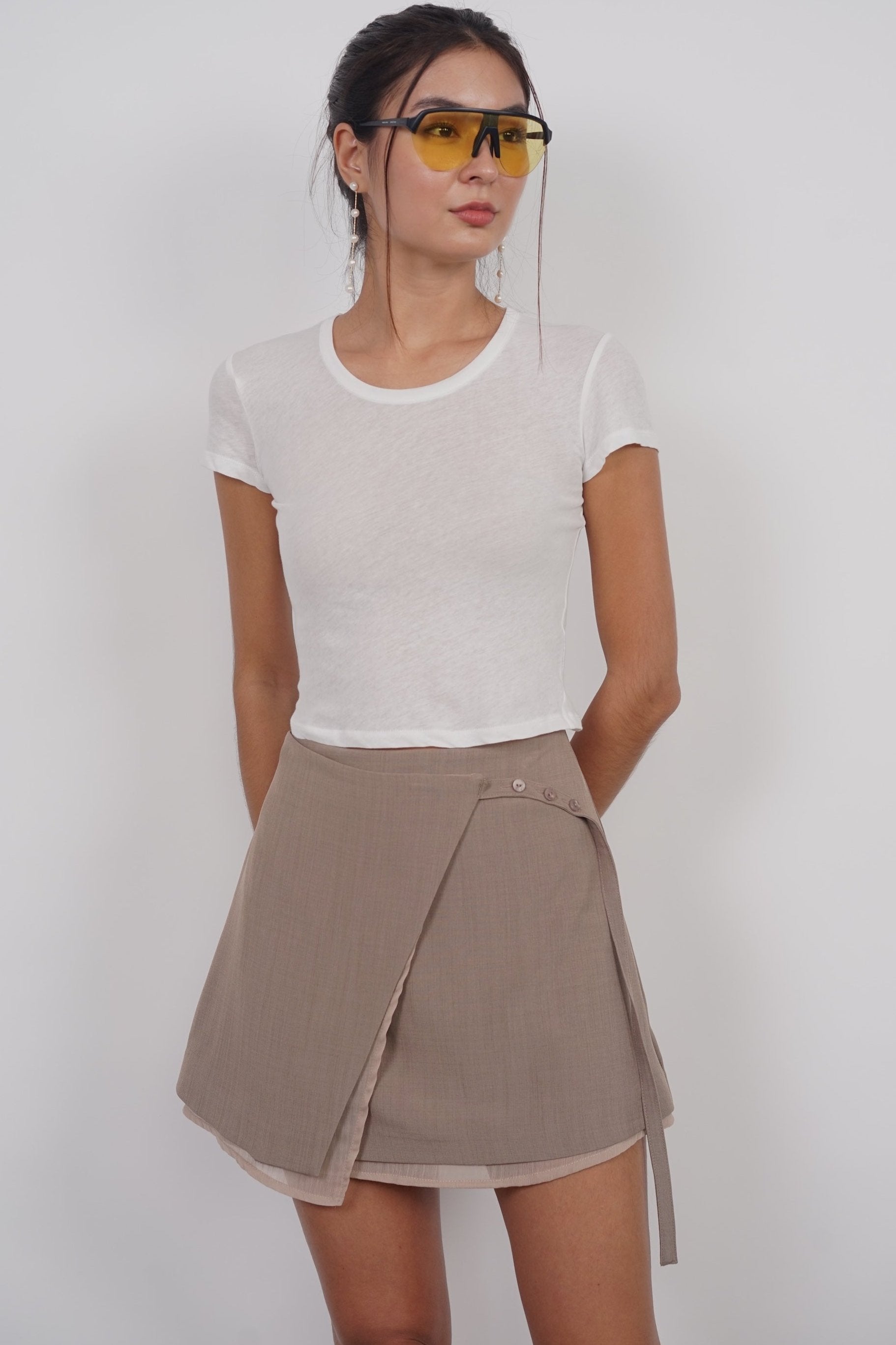 Baby Tee in White