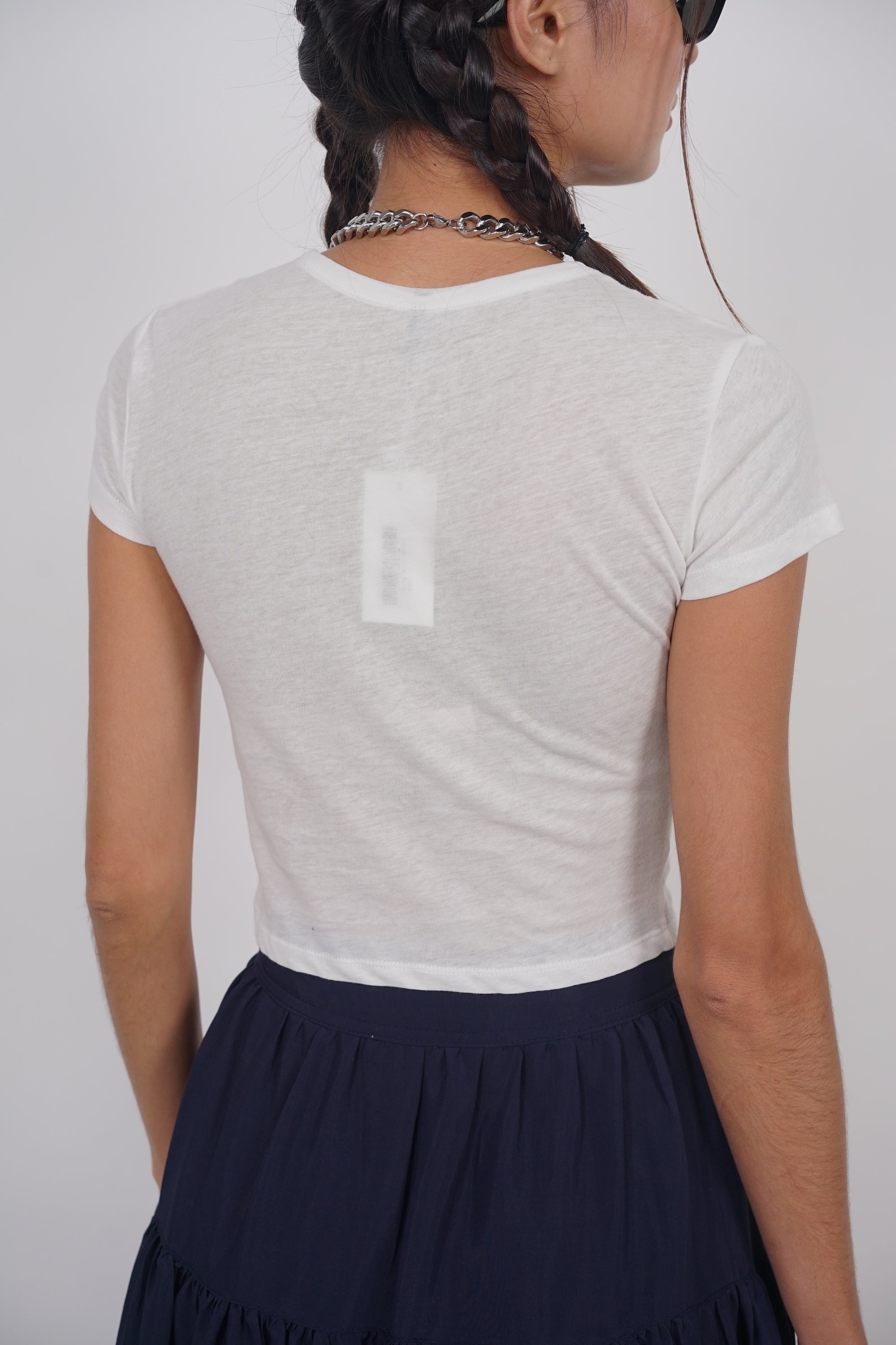 Baby Tee in White