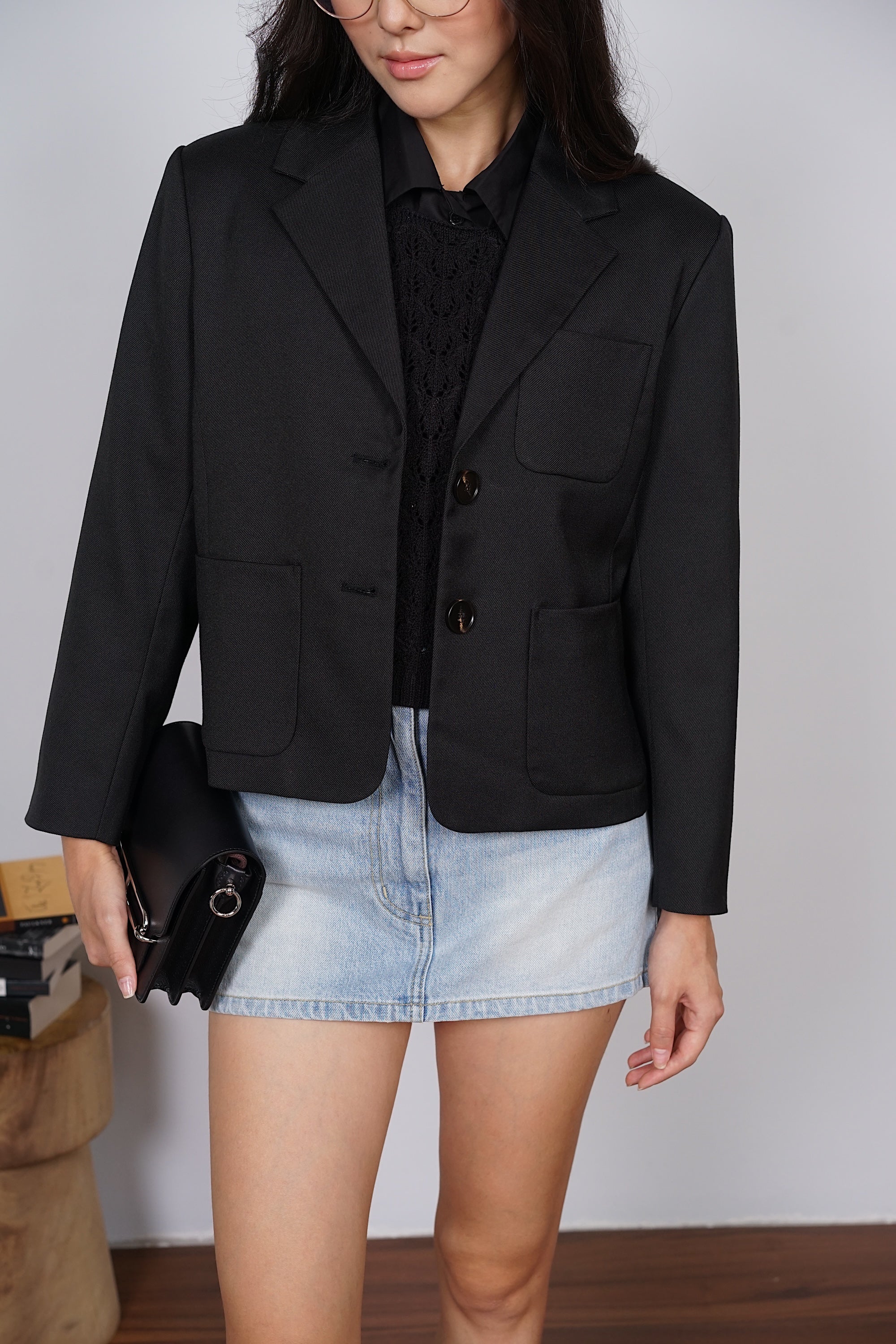 Thome Blazer in Black