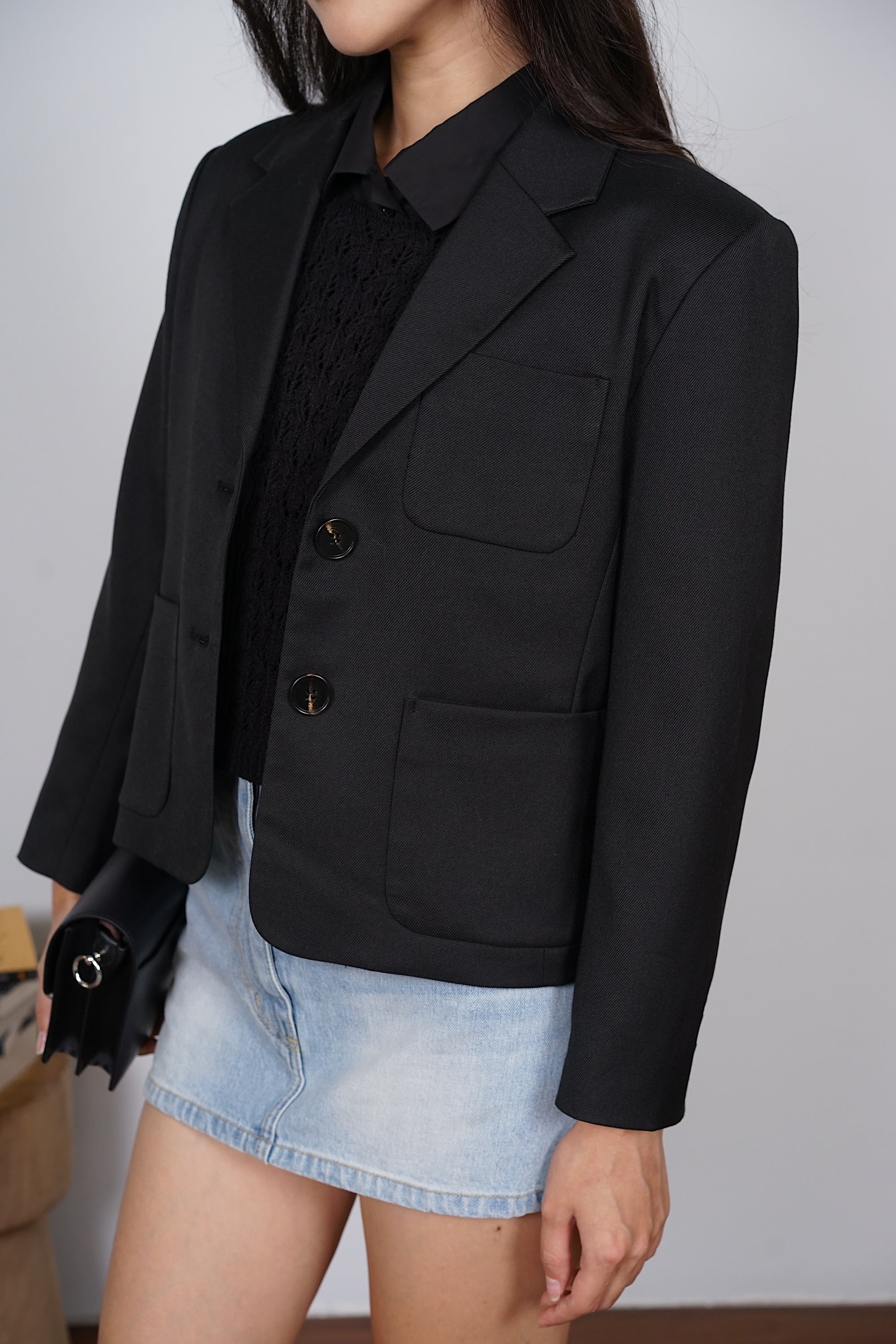 Thome Blazer in Black
