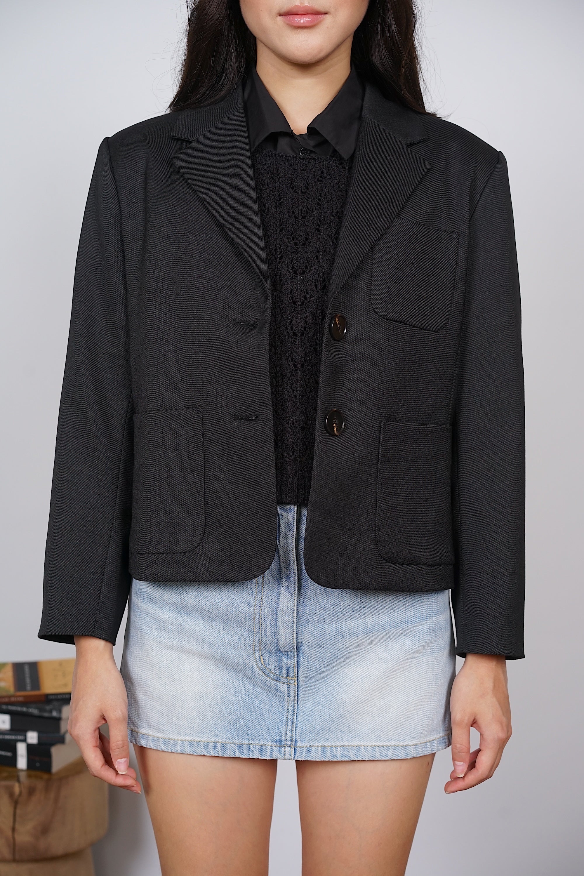Thome Blazer in Black