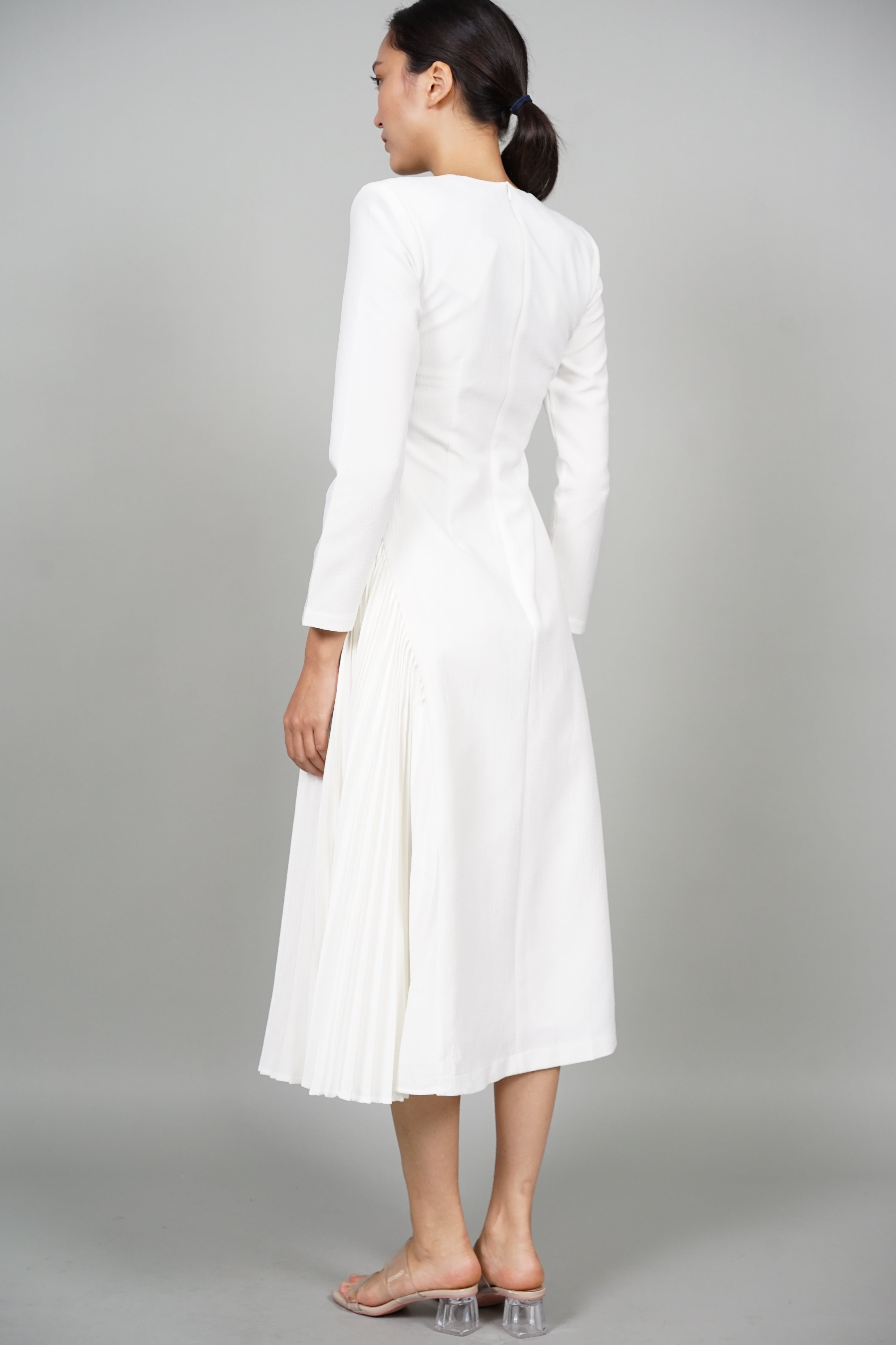 Tenzi Midi Dress in White
