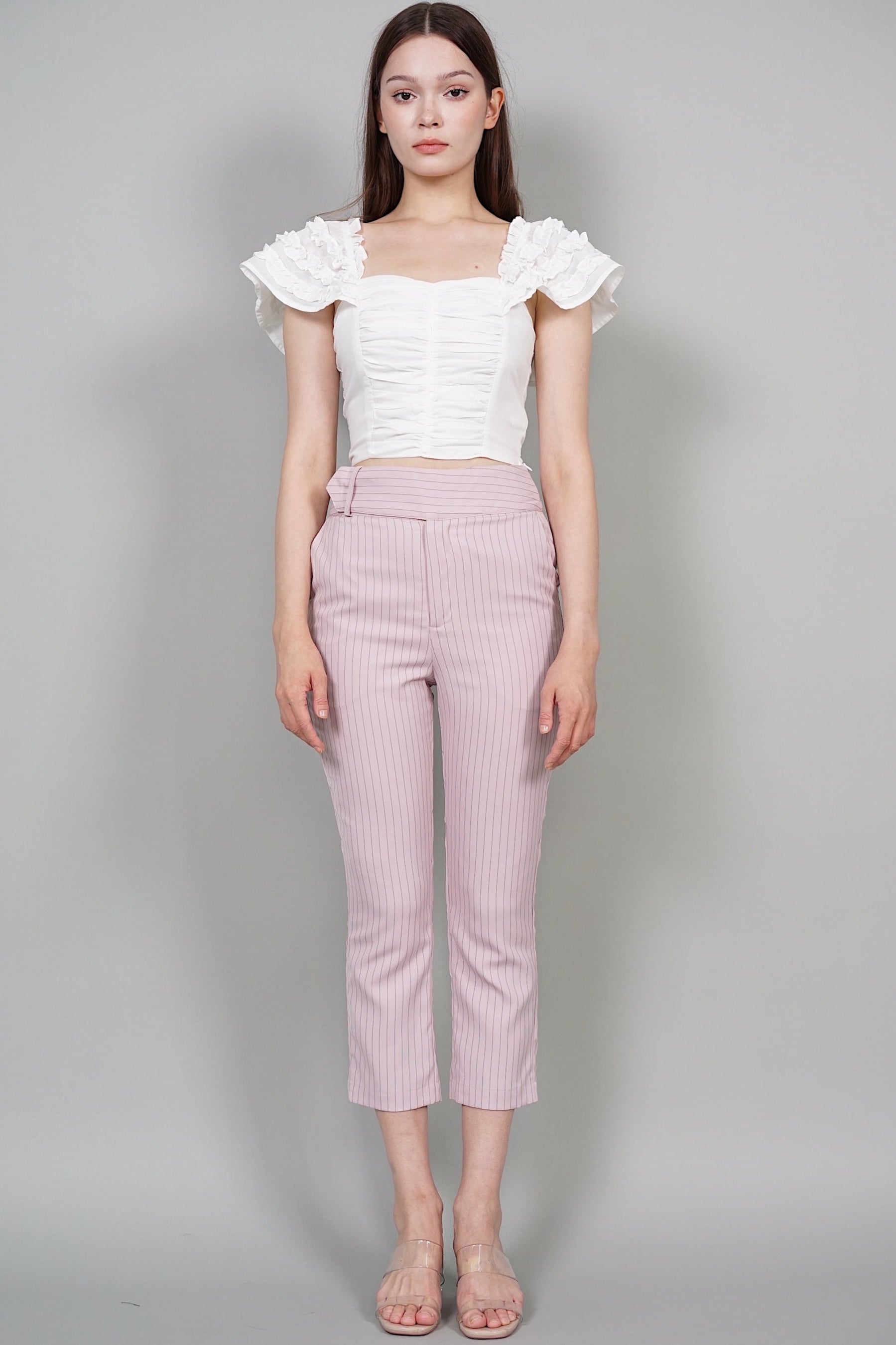 Layne Straight Pants in Pink