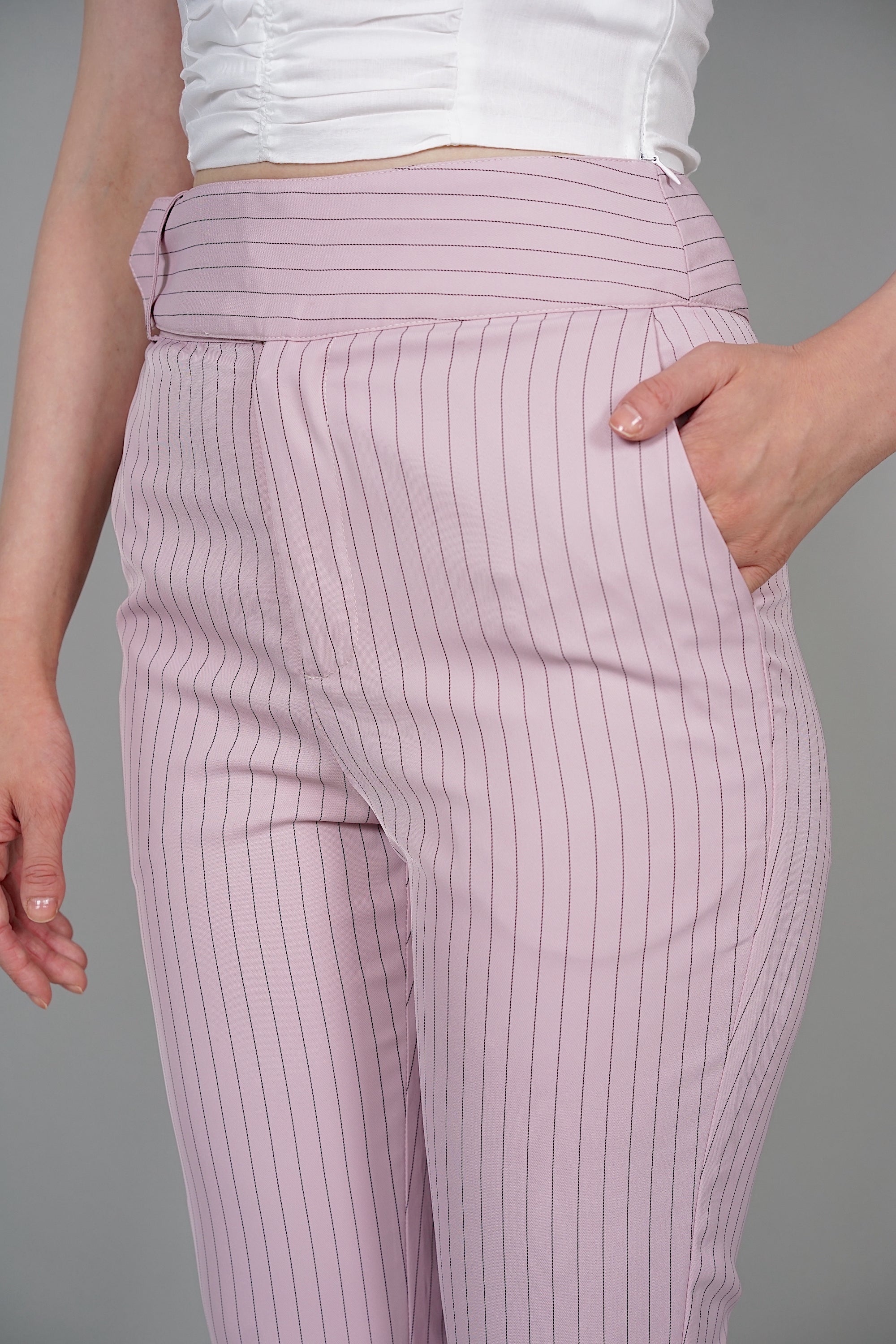 Layne Straight Pants in Pink