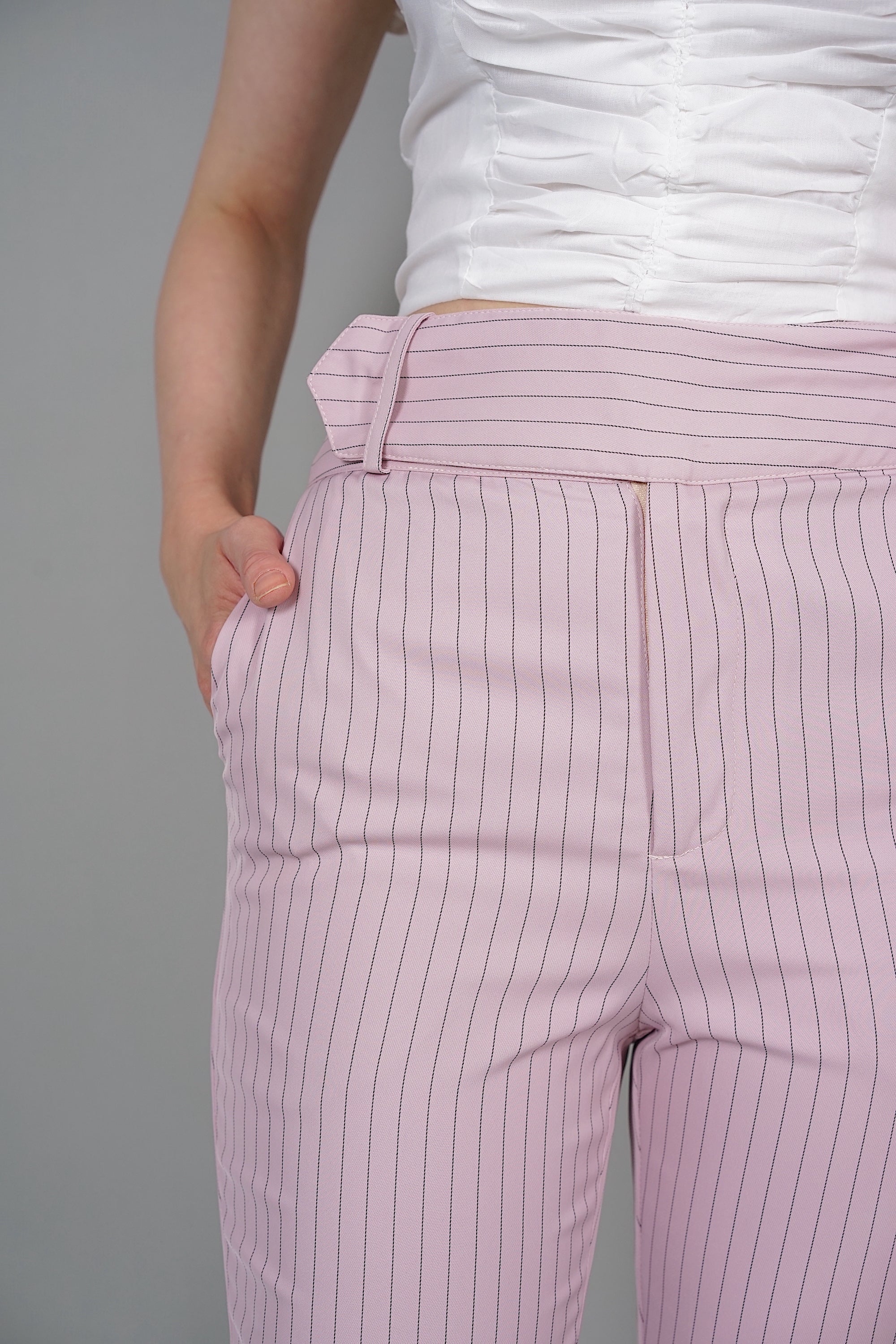 Layne Straight Pants in Pink
