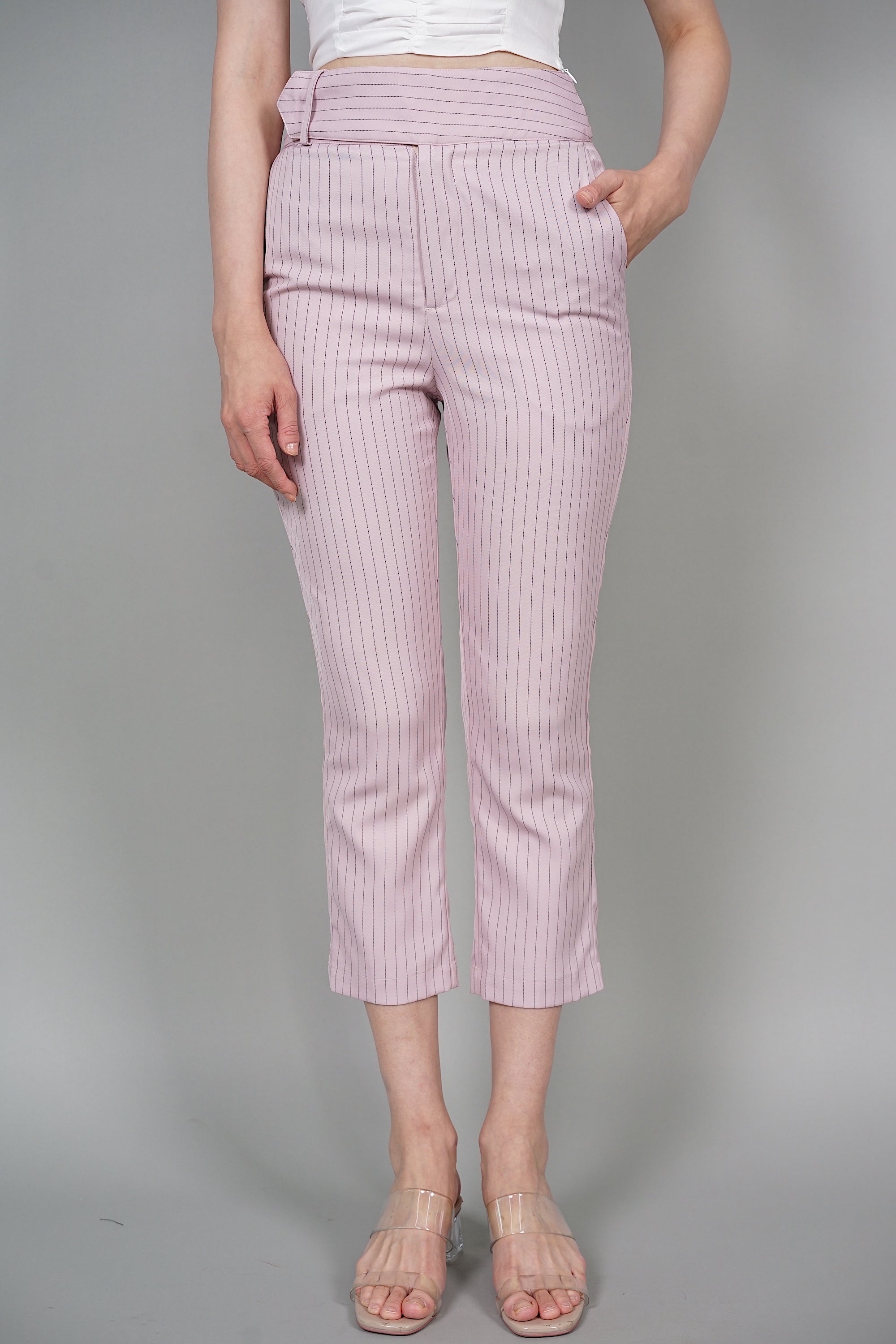 Layne Straight Pants in Pink