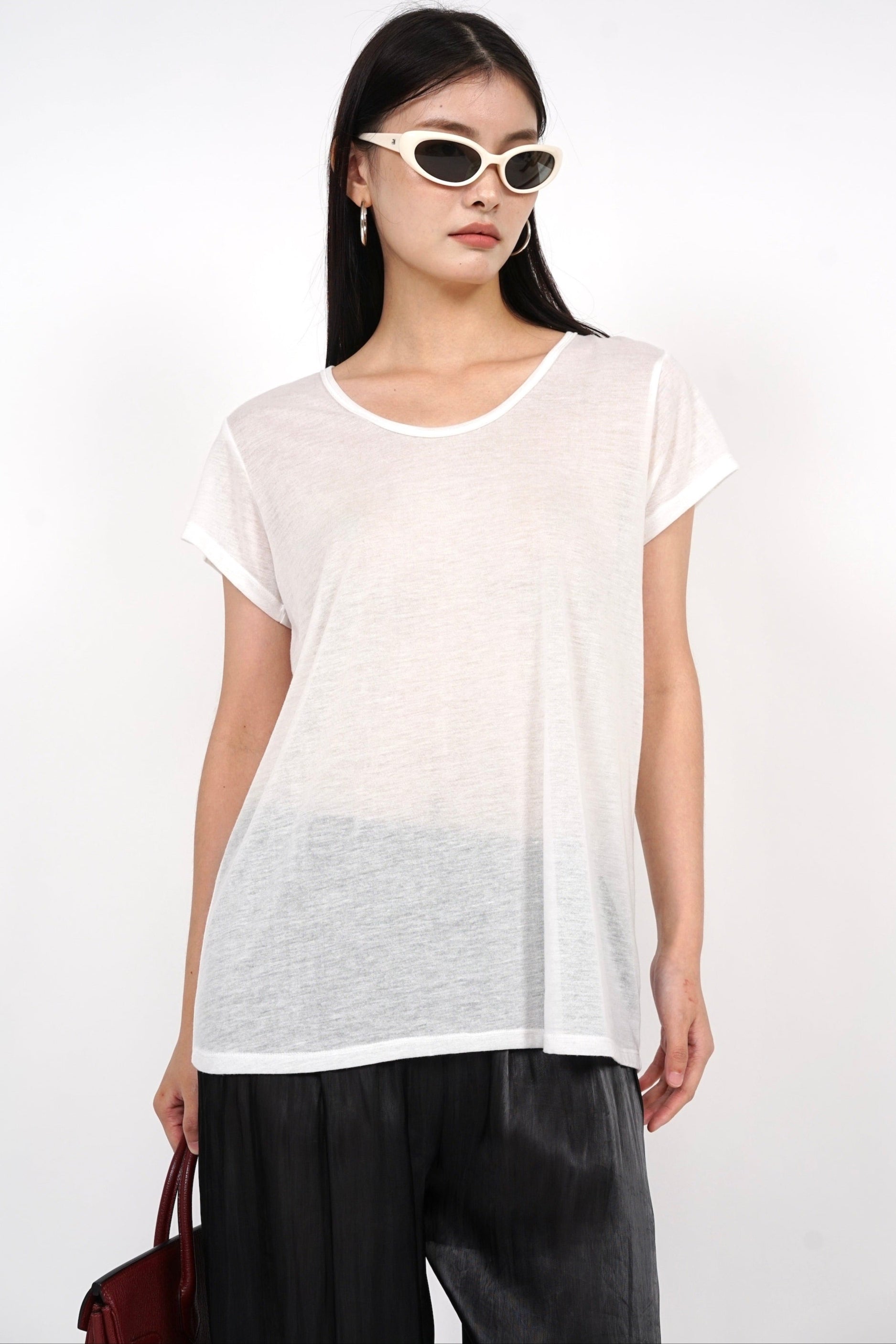 Oversized Tee in White