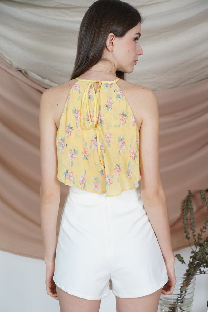 Fyona Asymmetrical Skorts in White