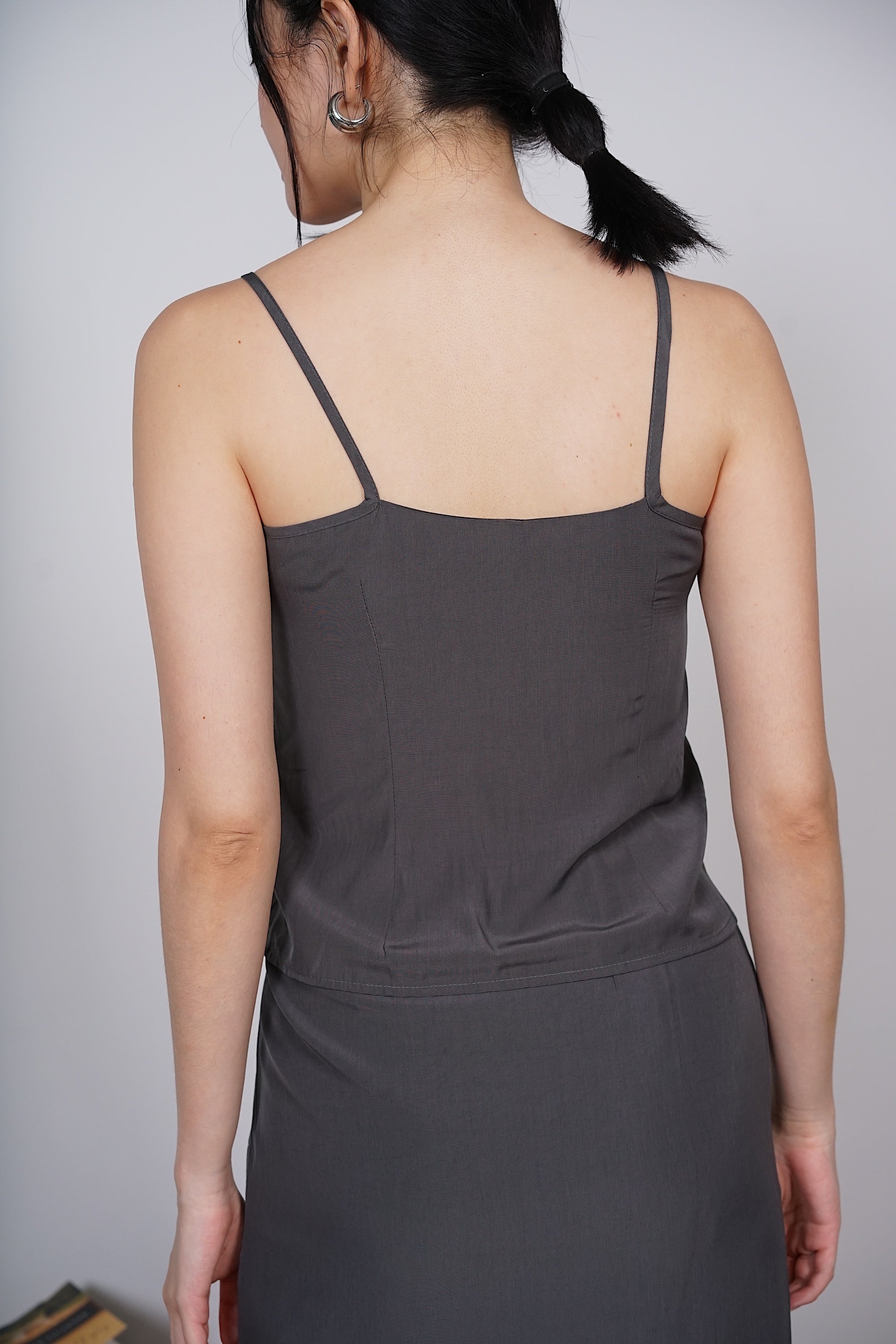 Summer Cami Top in Charcoal