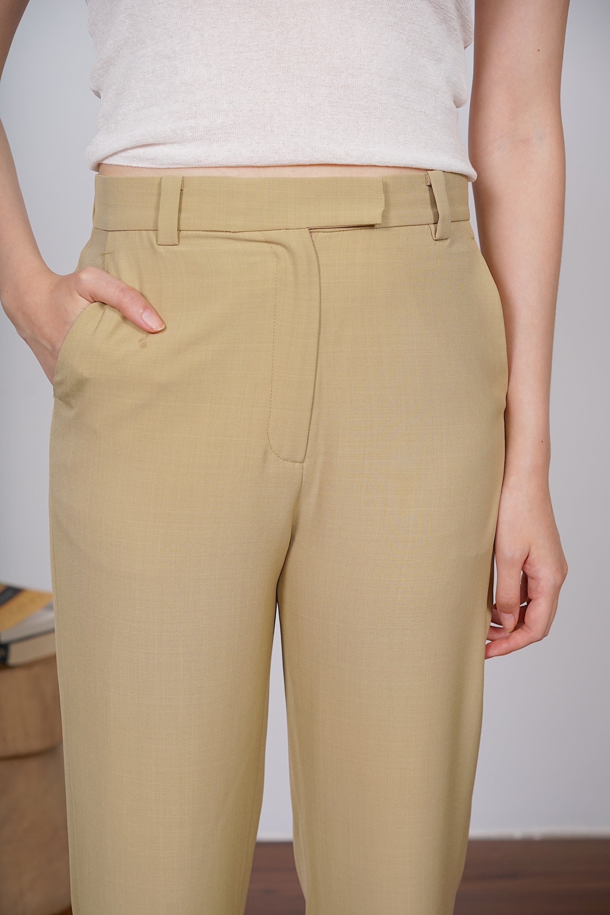 Hoshino Suit Pants in Chai
