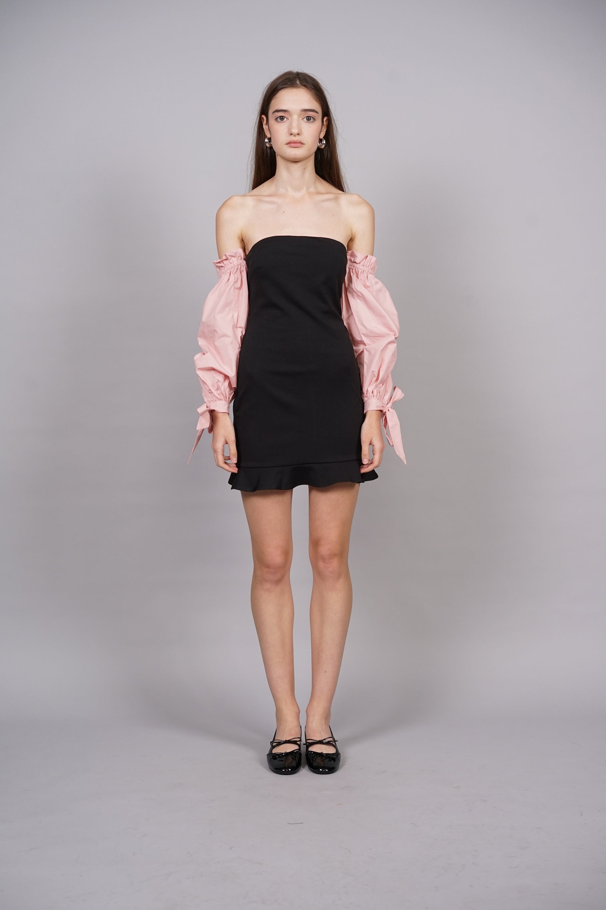 Sabrena Contrast Dress