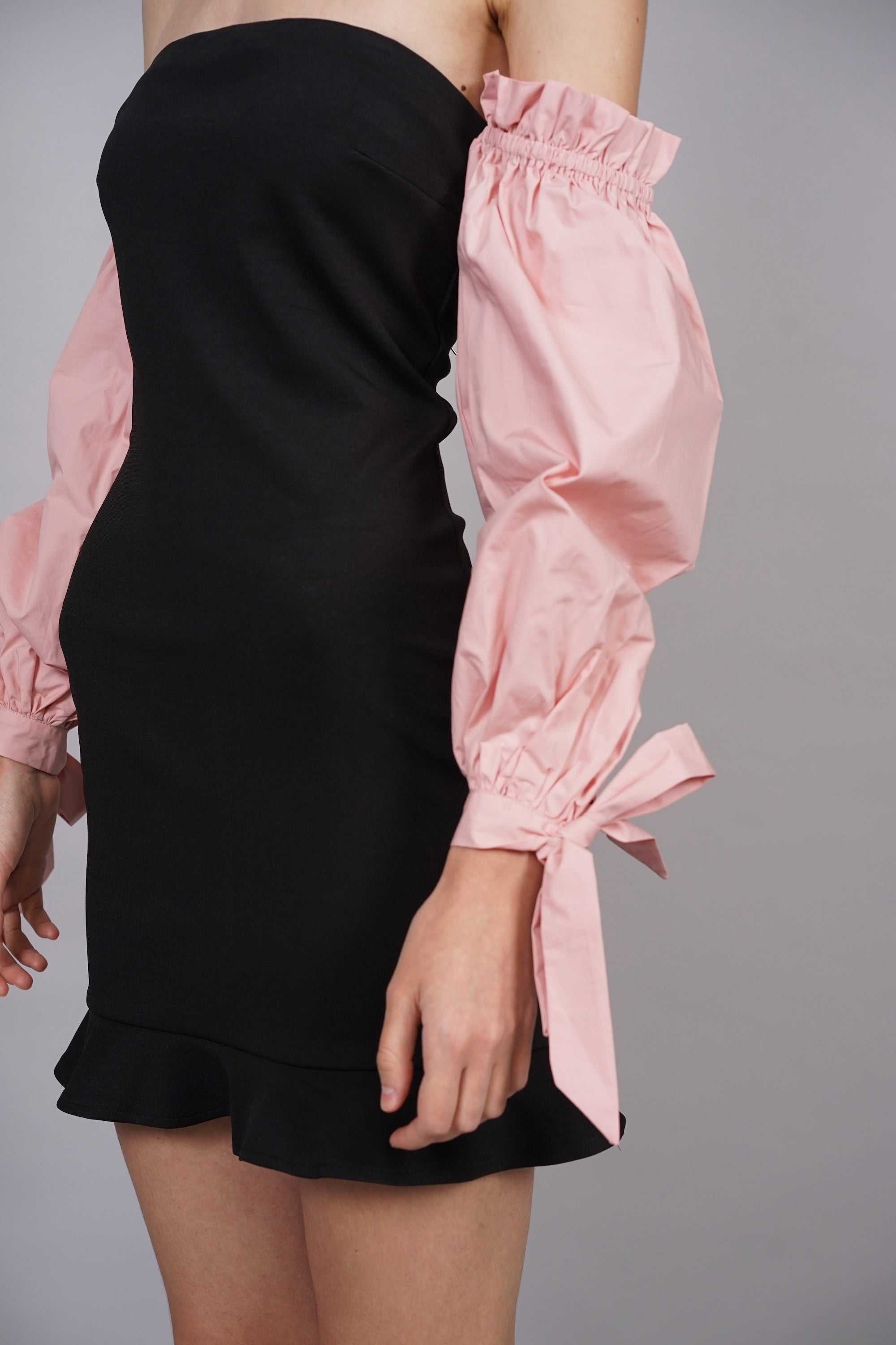 Sabrena Contrast Dress