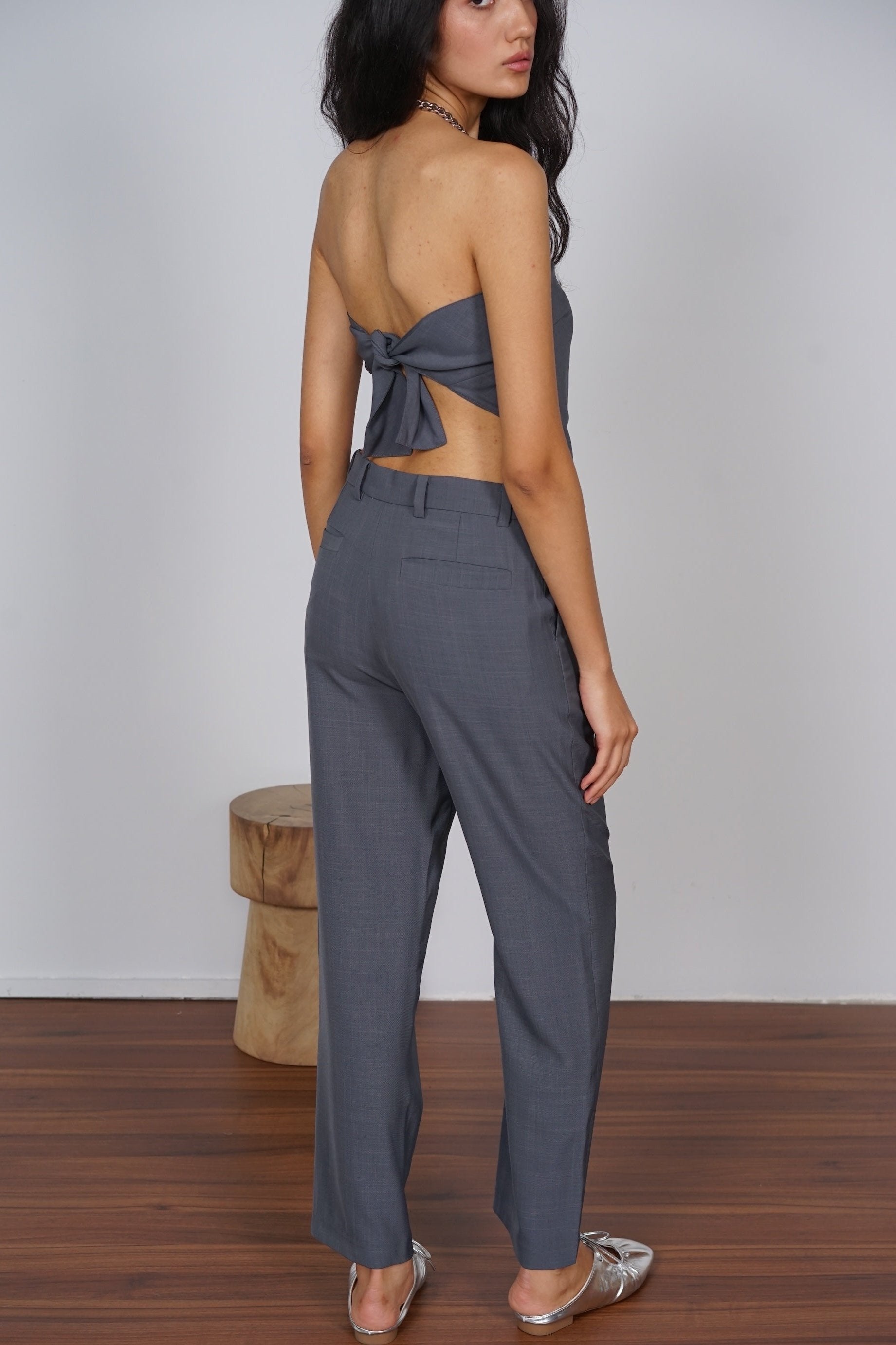 Hoshino Suit Pants in Gris