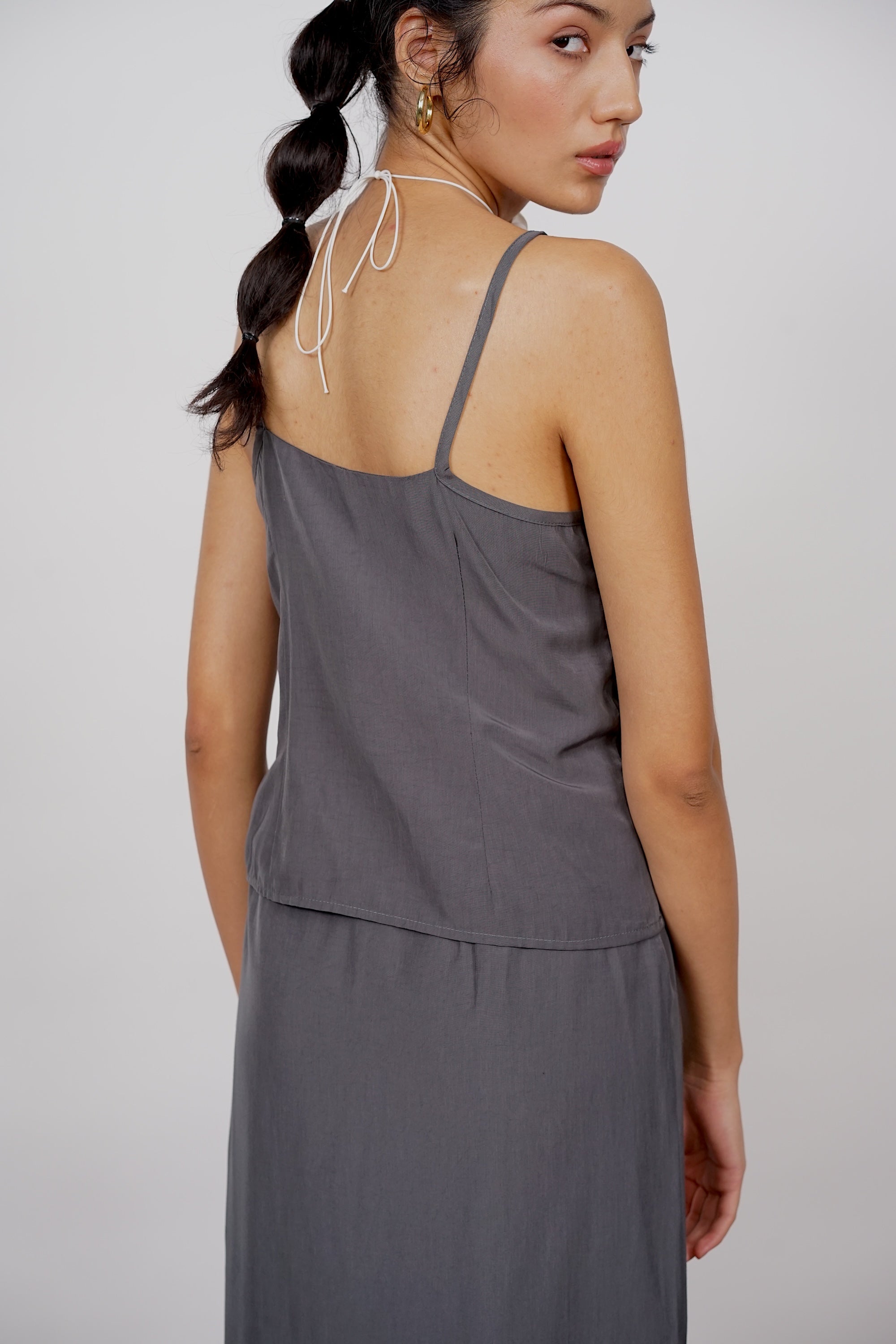 Summer Cami Top in Charcoal