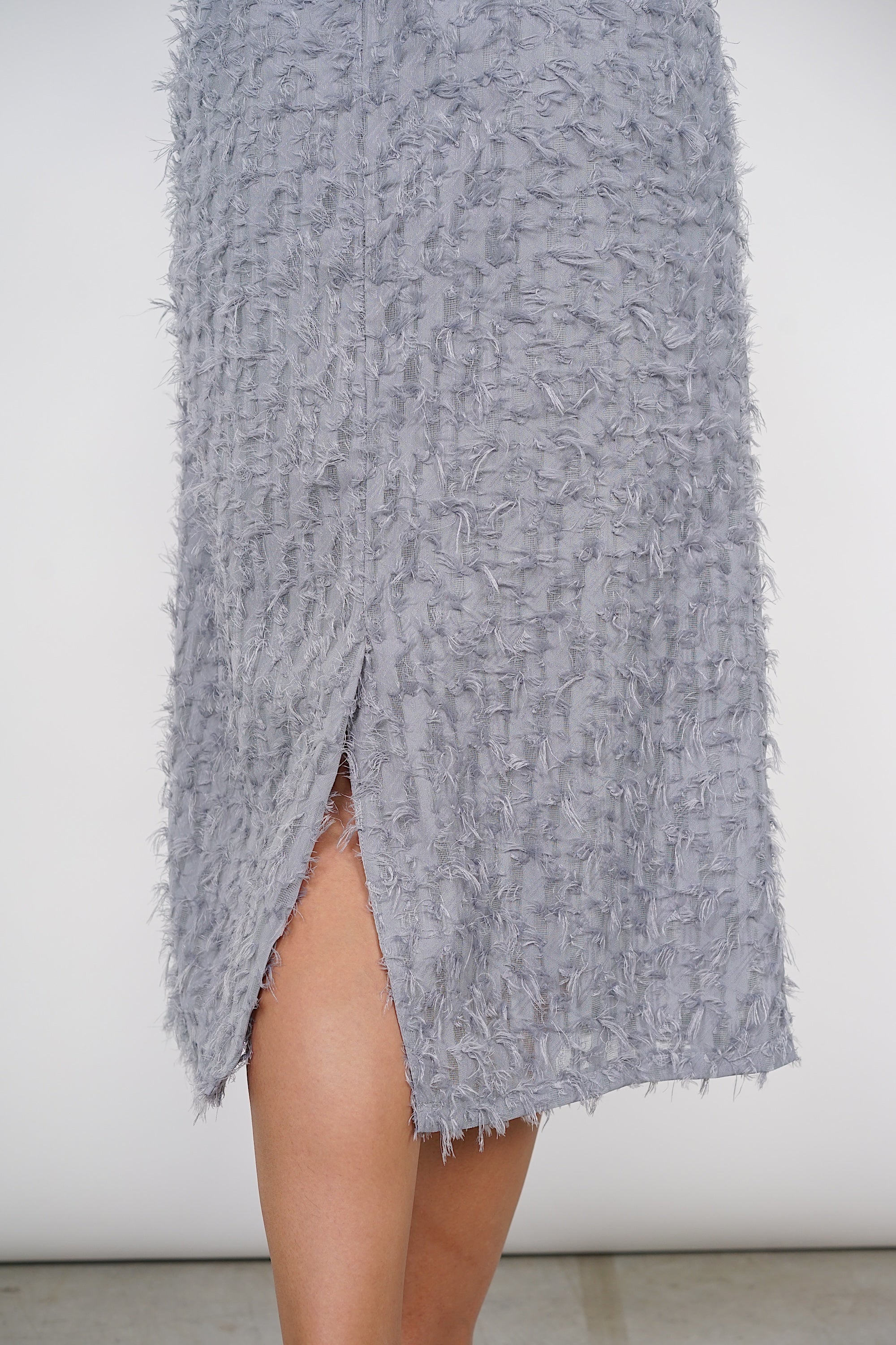 Rustle Skirt in Dusty Blue