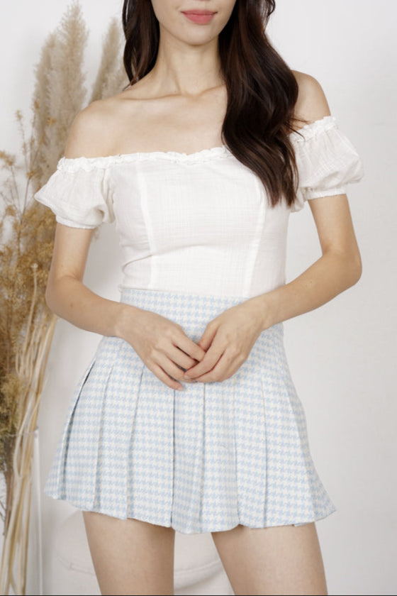 Goya Puffy Top in Off White