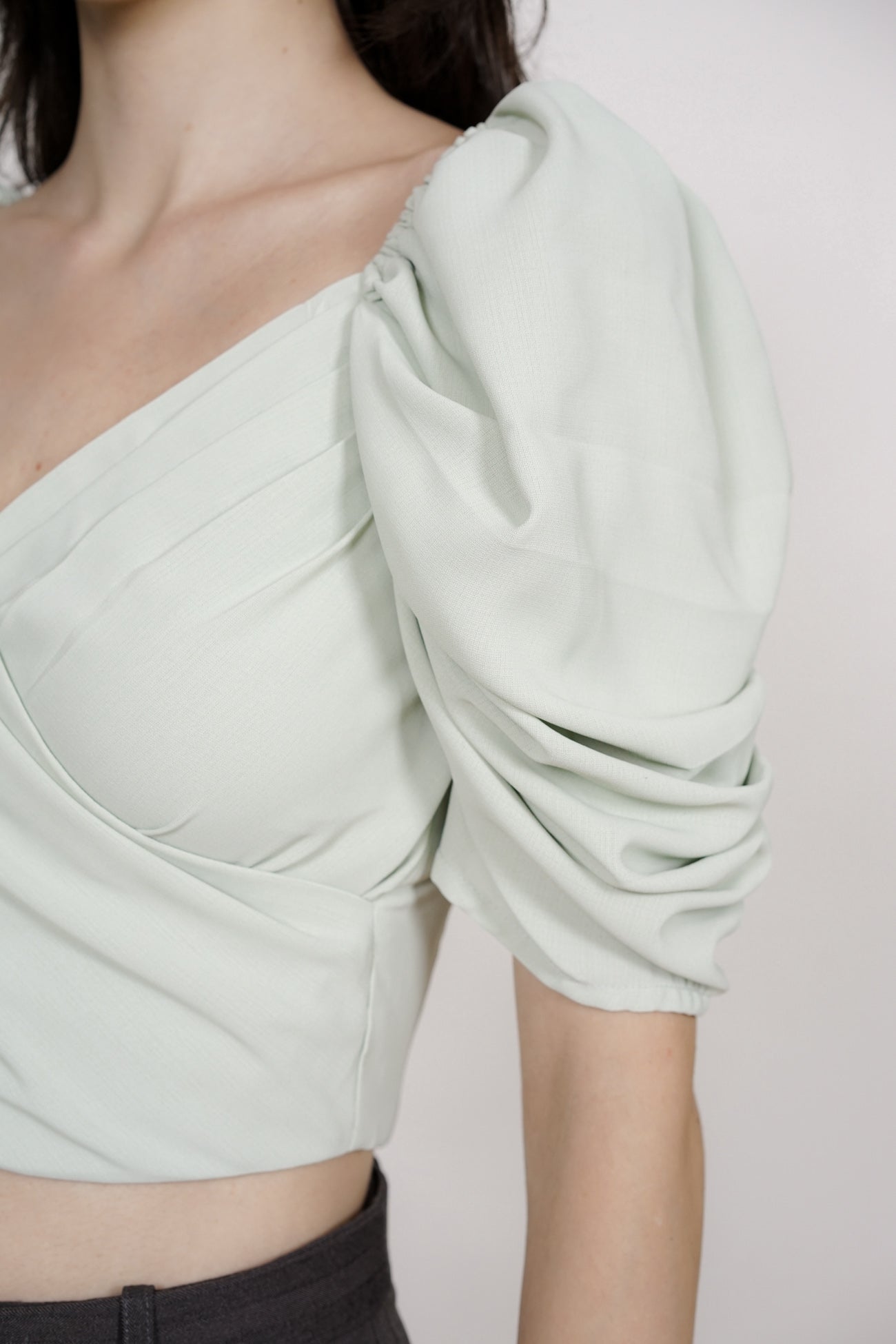 Odlei Puffy Top in Sage