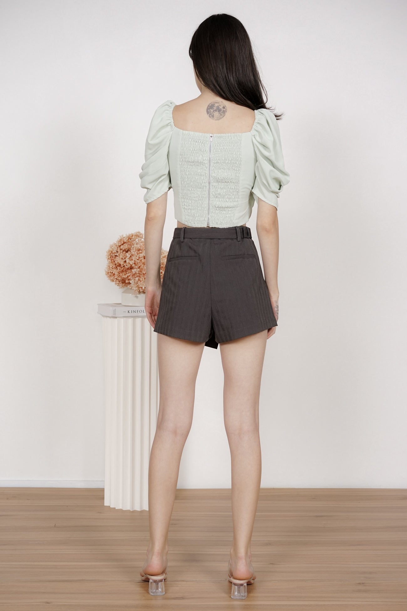 Odlei Puffy Top in Sage