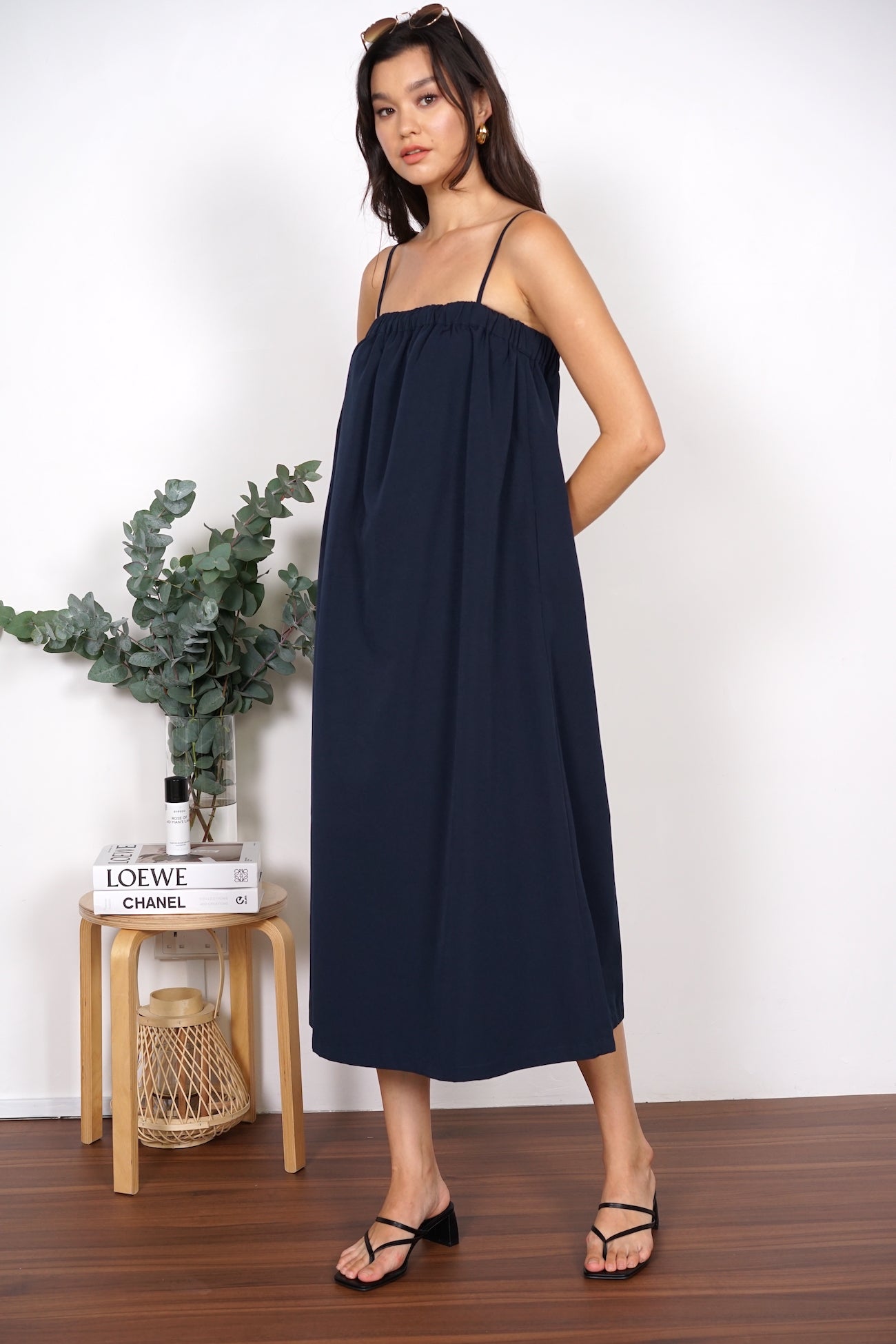 Rocha Tent Dress in Midnight