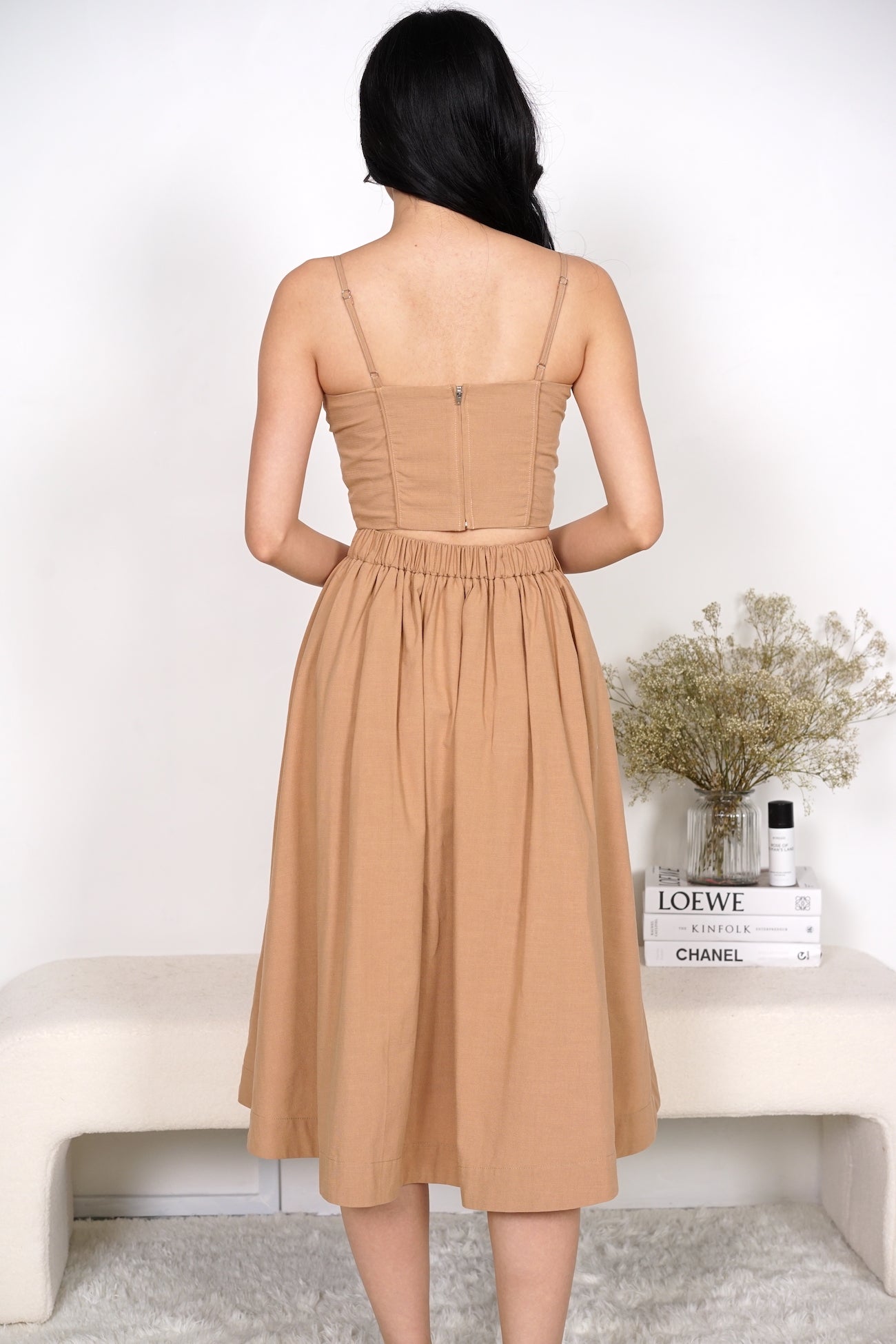 Nirva Ruched Top in Khaki
