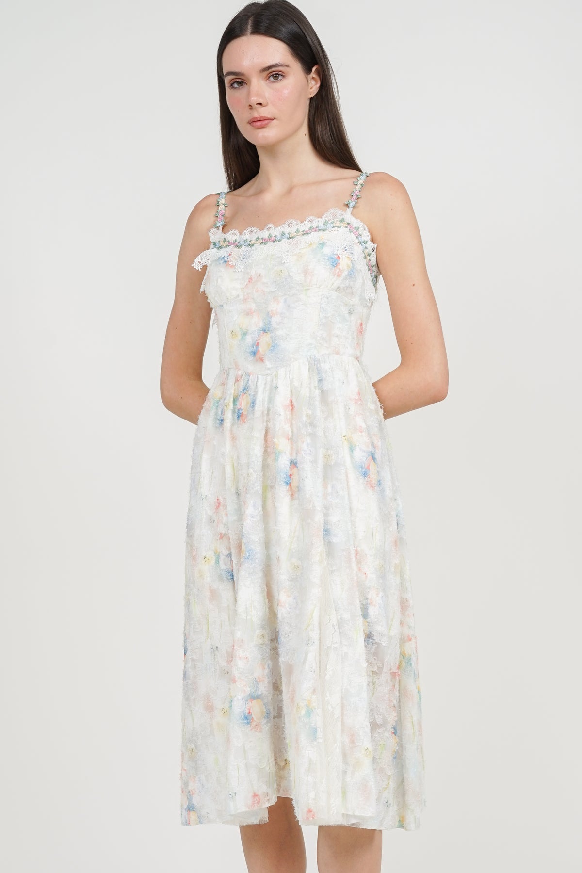 Garden Cami Dress in Multi Floral