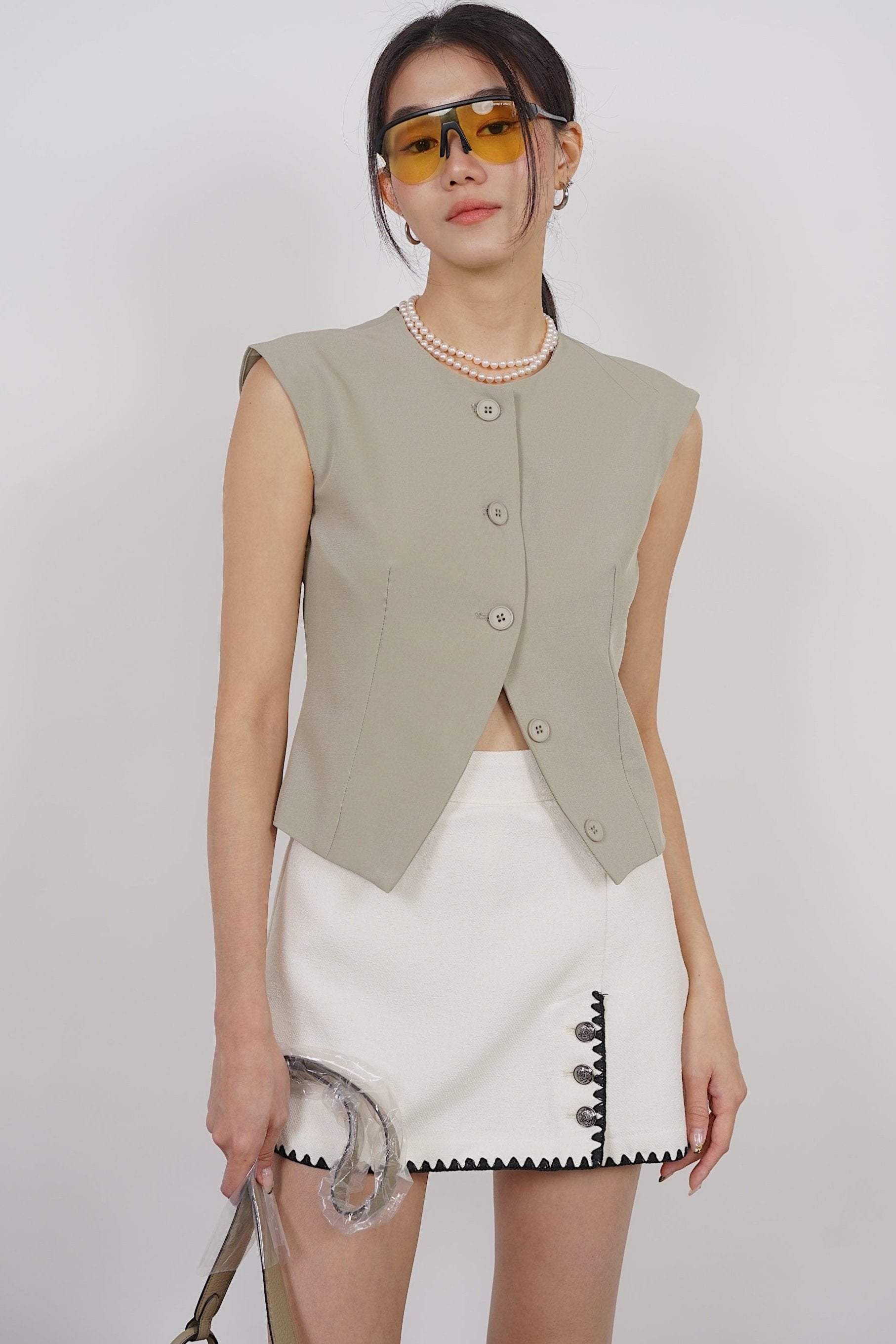 Pencil Cut Skirt in Pistachio