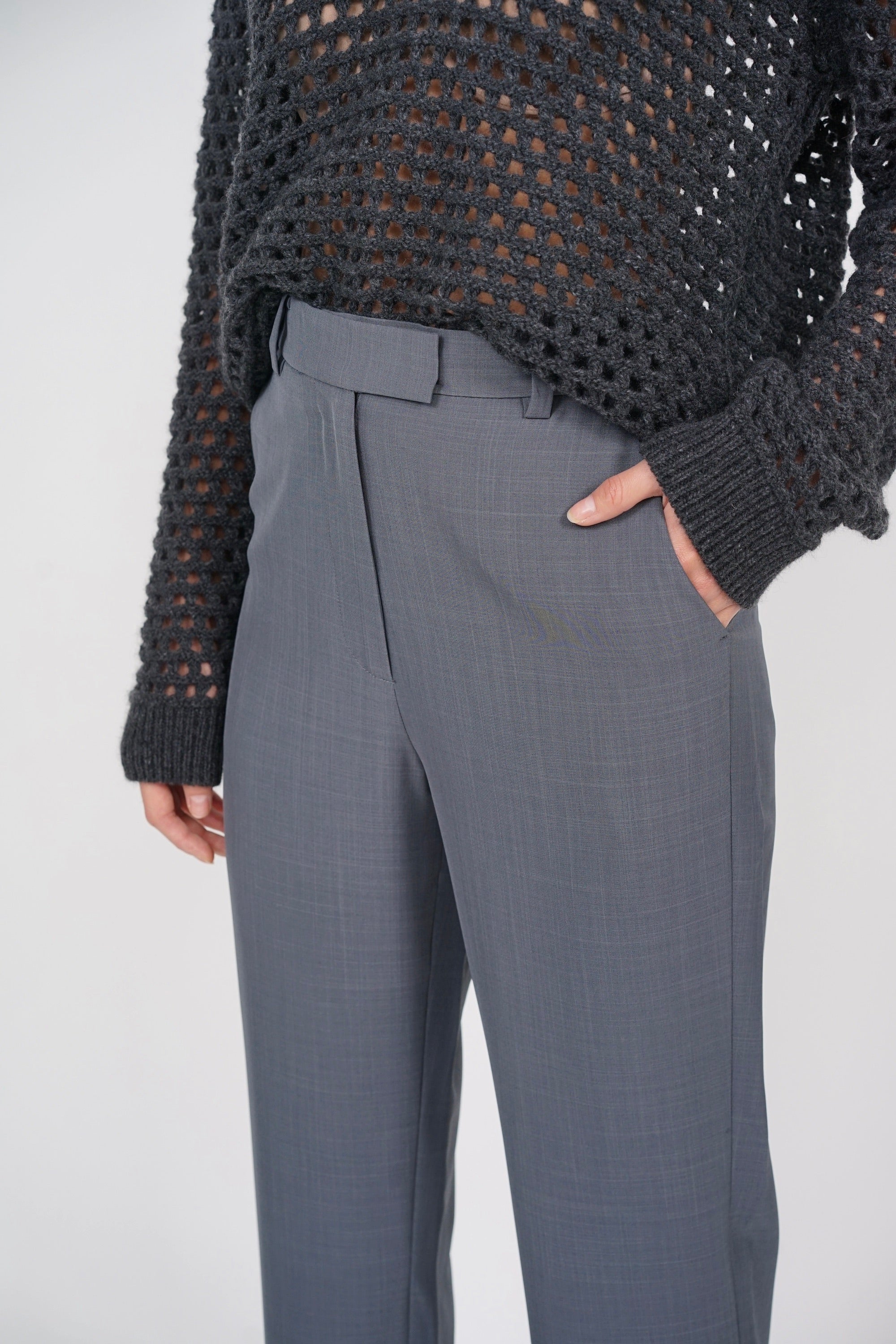 Hoshino Suit Pants in Gris