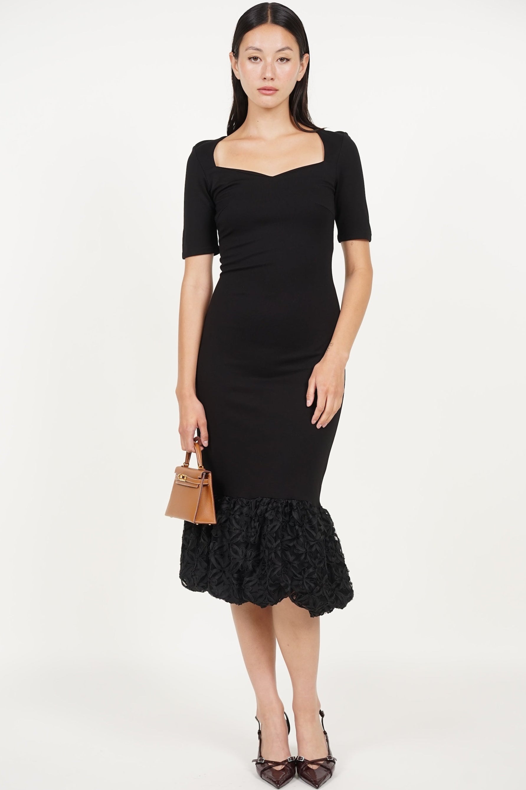 Sweetheart Mermaid Dress in Black