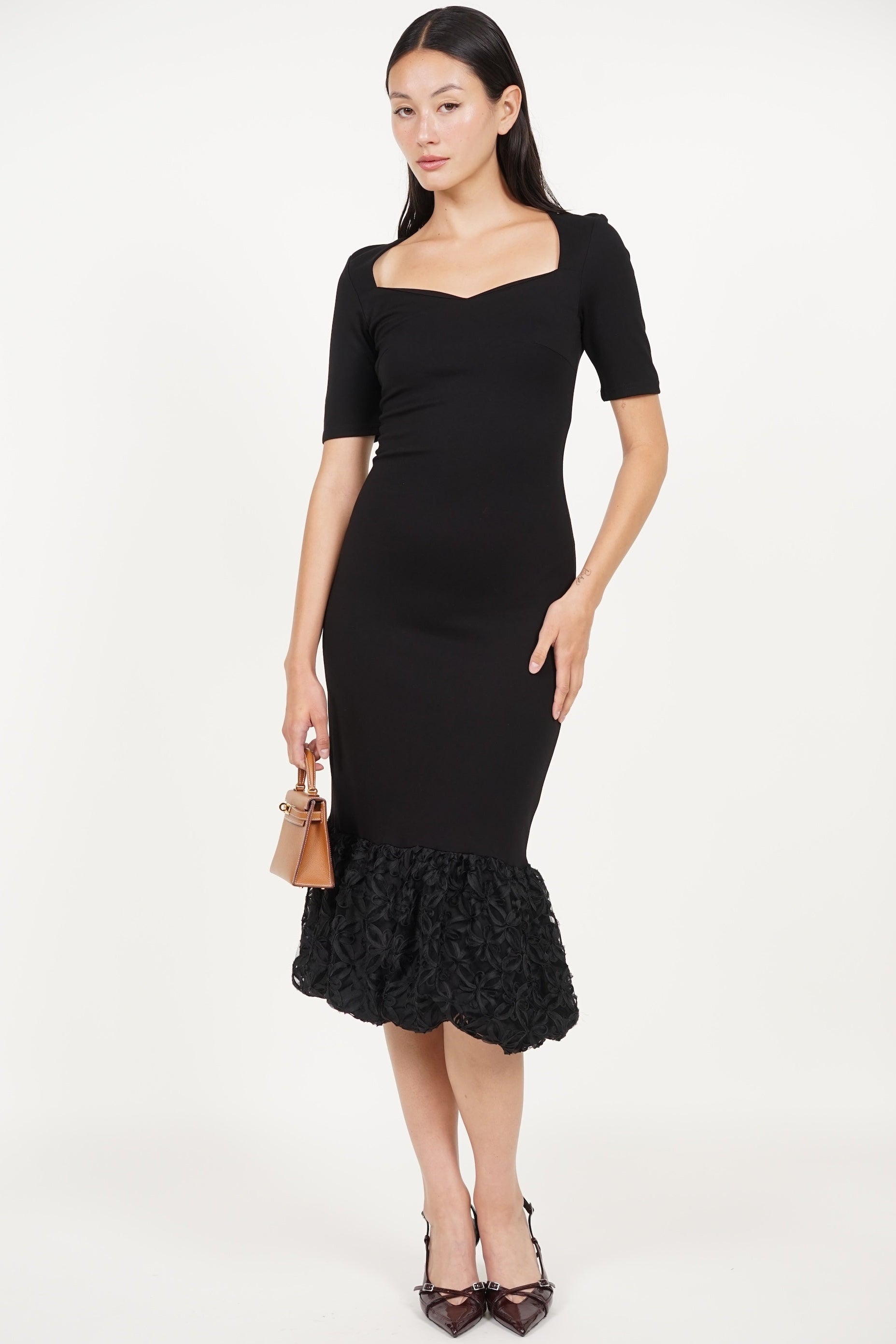 Sweetheart Mermaid Dress in Black