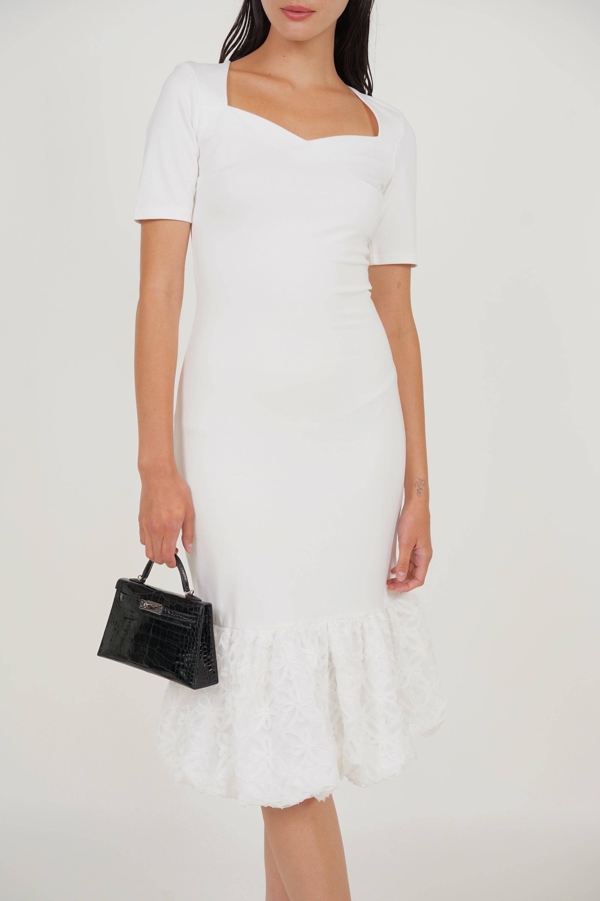 Sweetheart Mermaid Dress in White