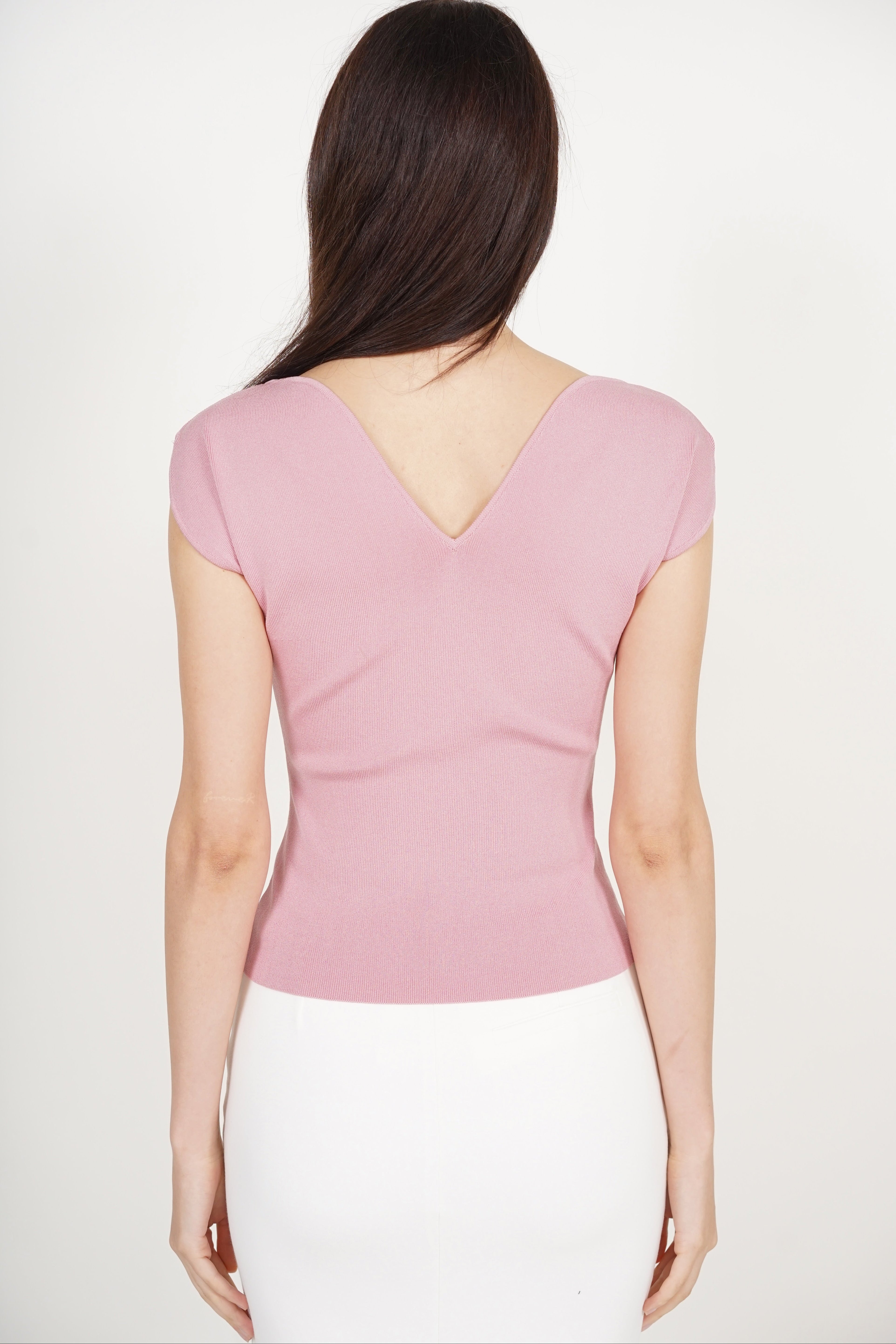 Knit Top in Pink
