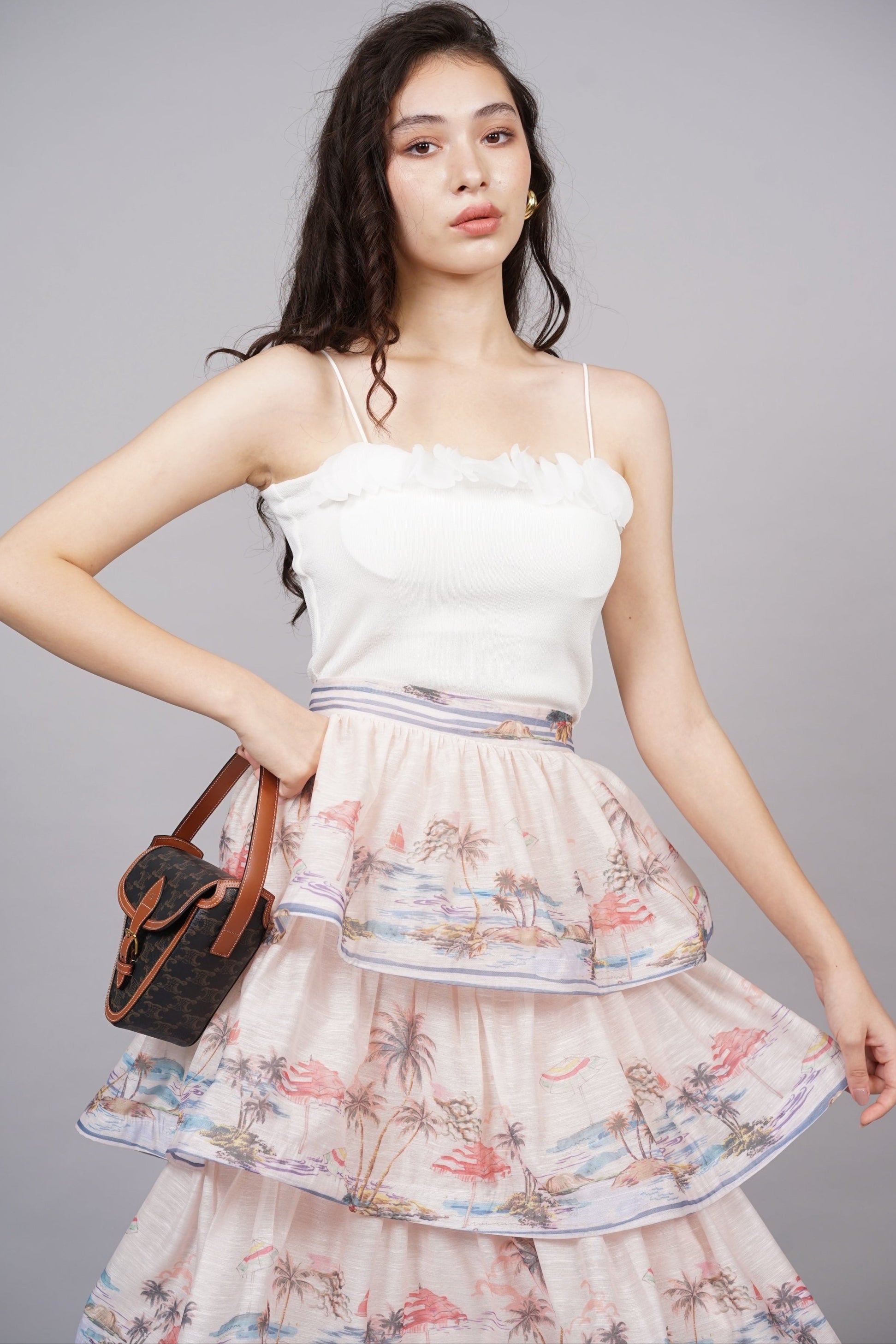 EVERYDAY / Petals Cami in White