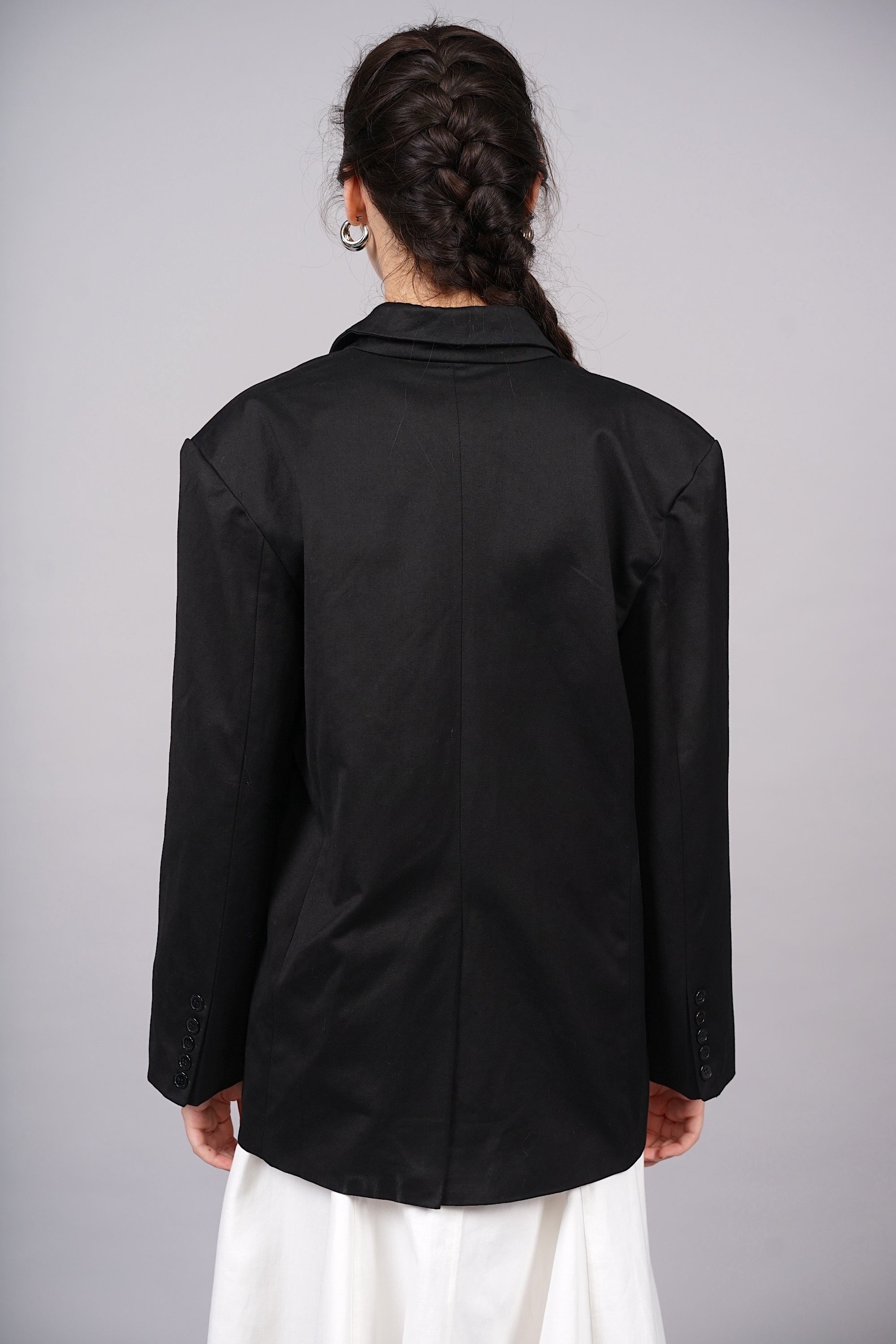 Belted Jacket in Black