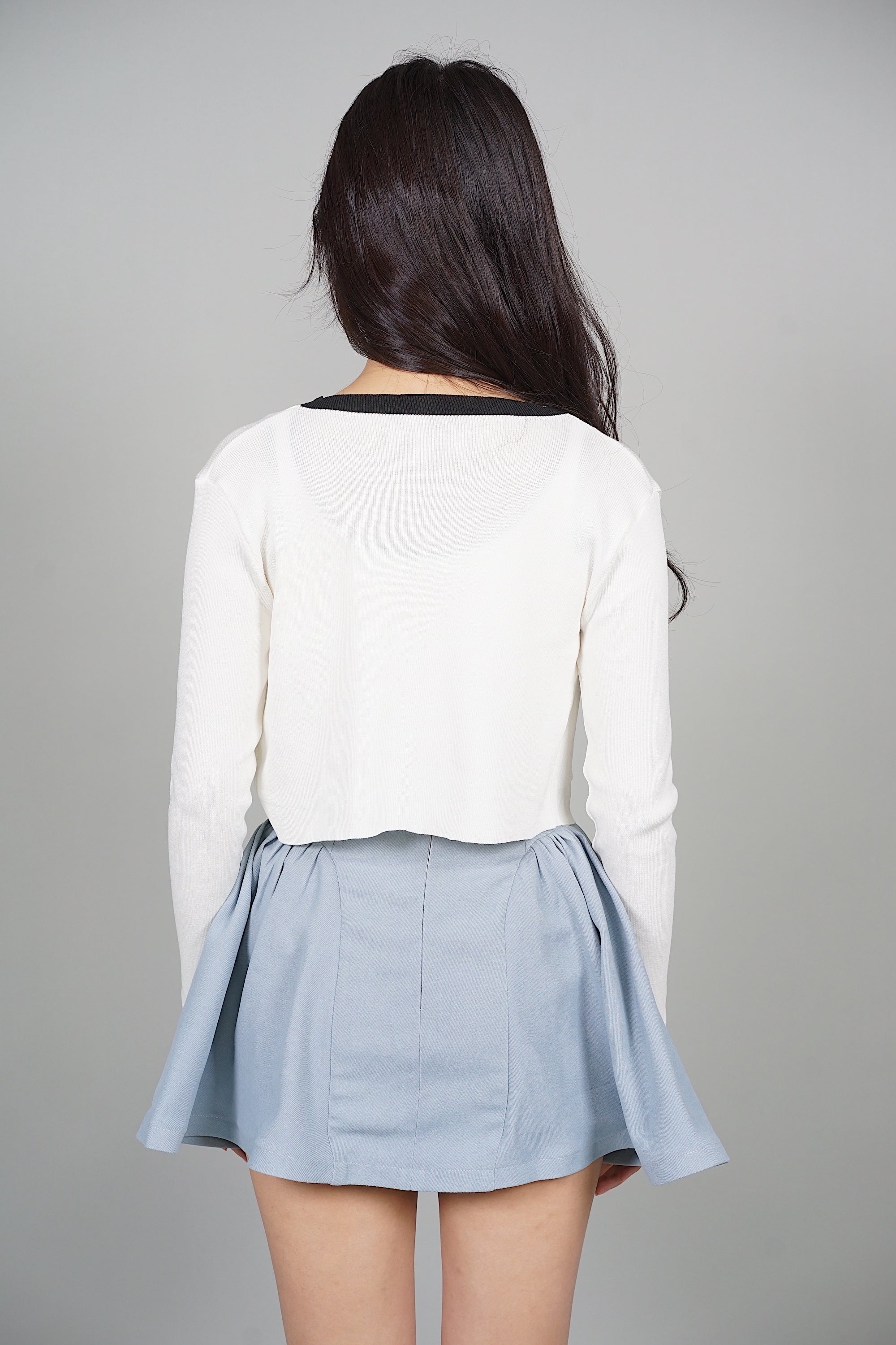 Aidra Puffy Skorts in Blue