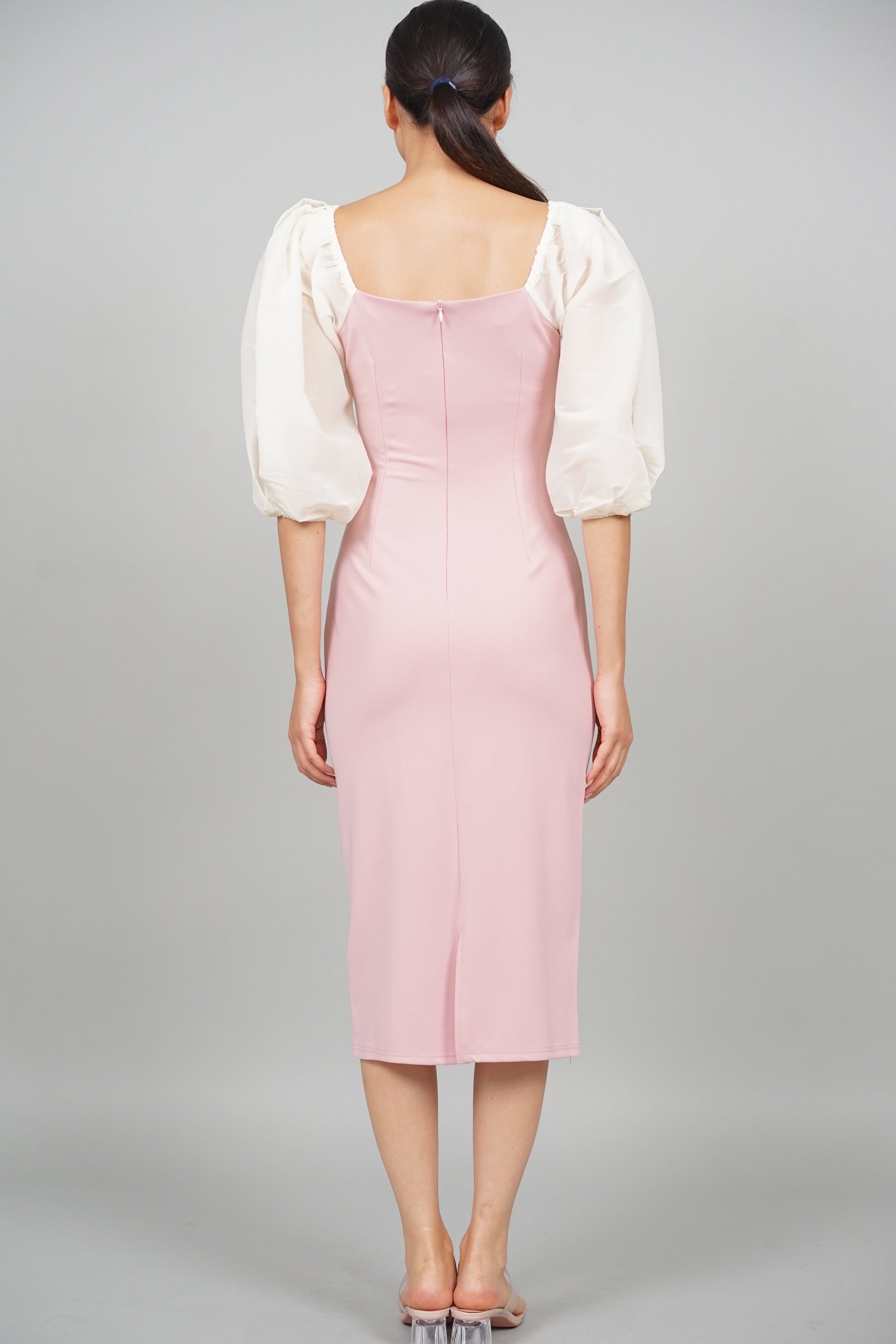 Trinity Contrast Midi Dress
