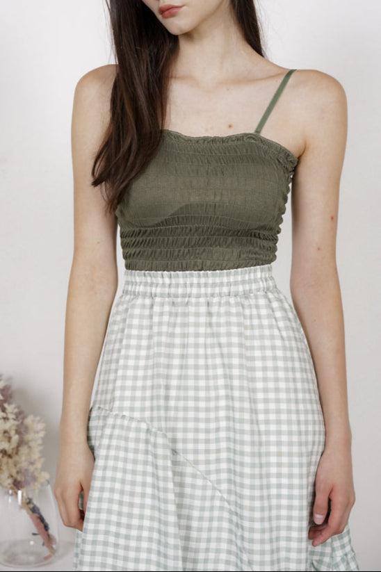 Baelyn Top in Forest Green