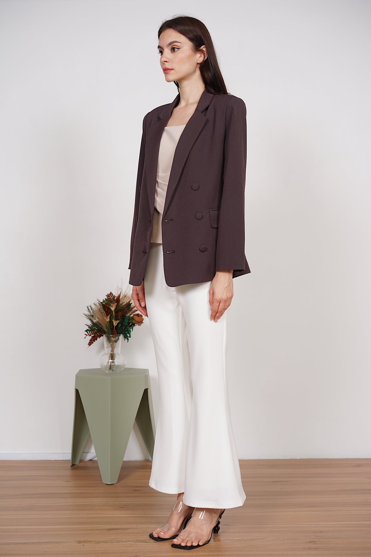 Jobie Blazer in Brown